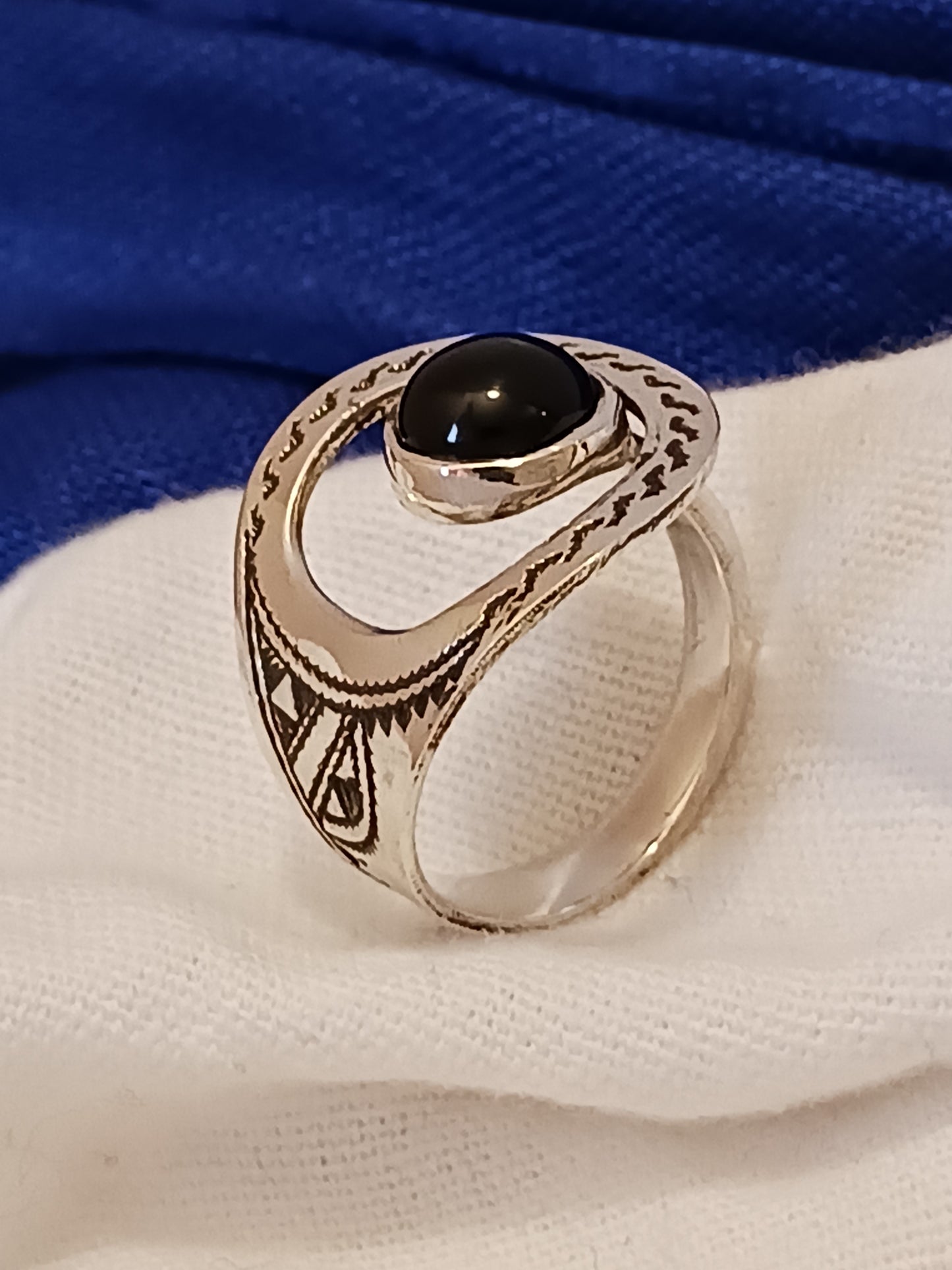 Bague touareg en argent massif