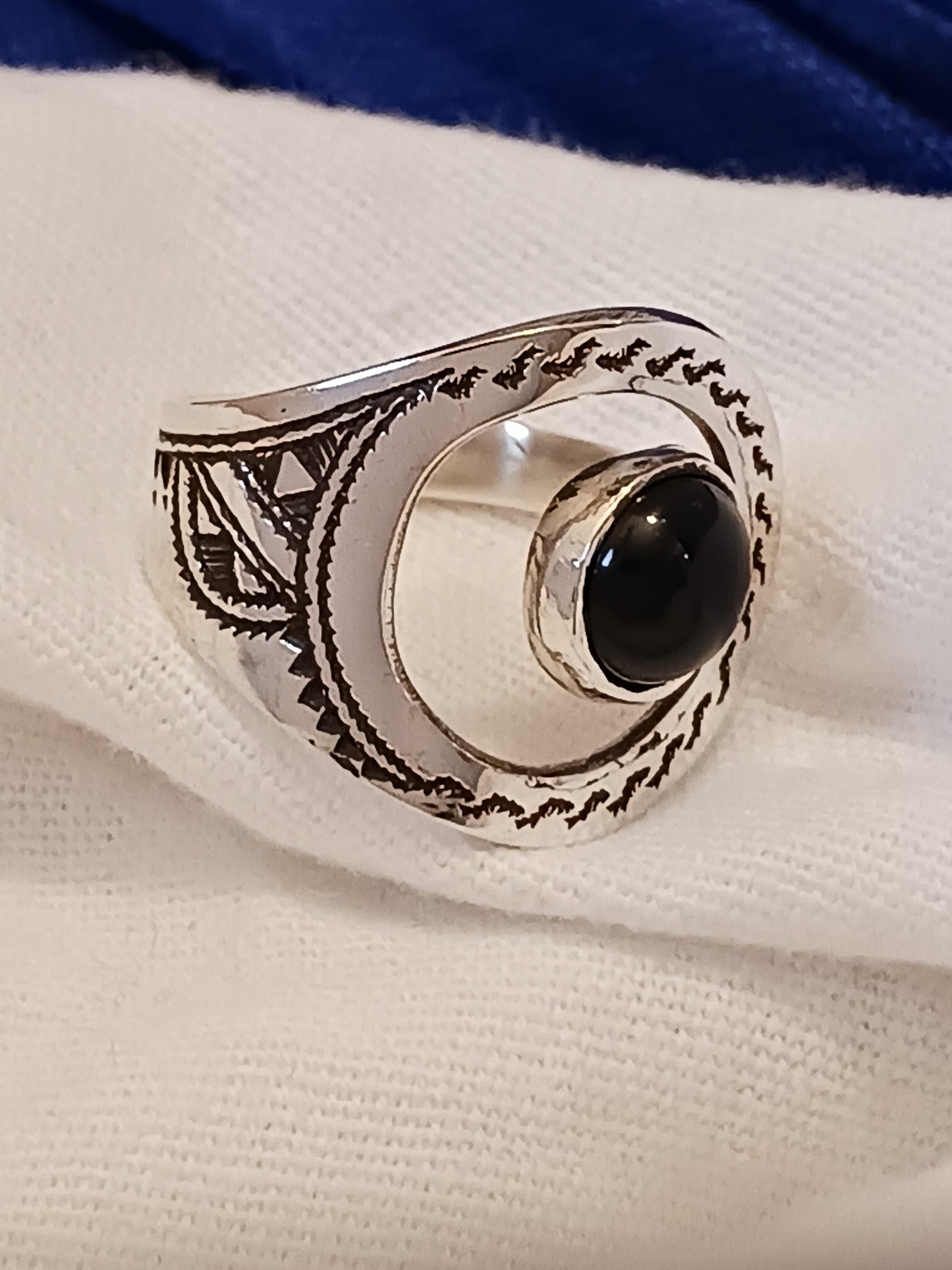 Bague touareg en argent massif
