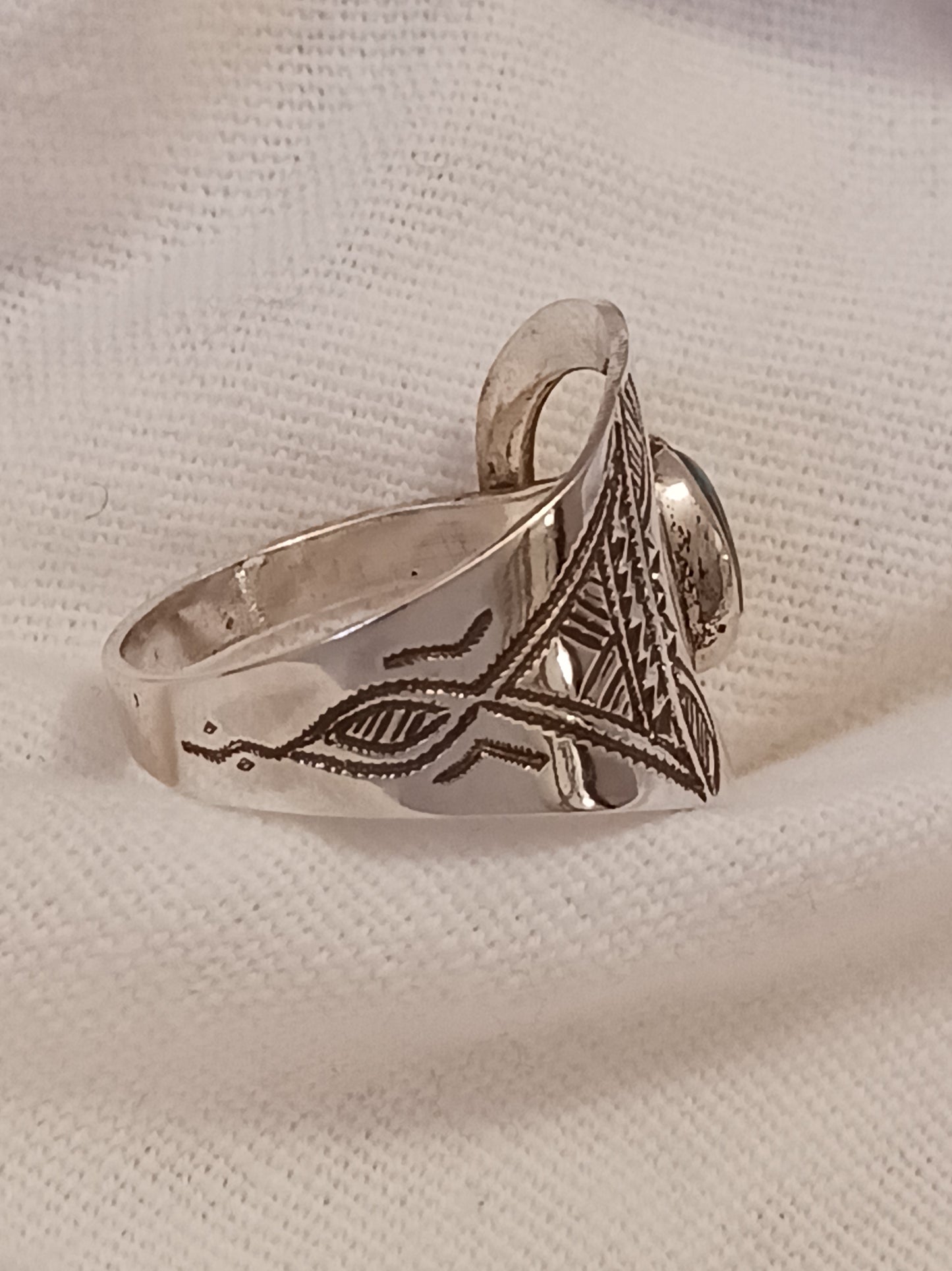 Bague touareg en argent massif