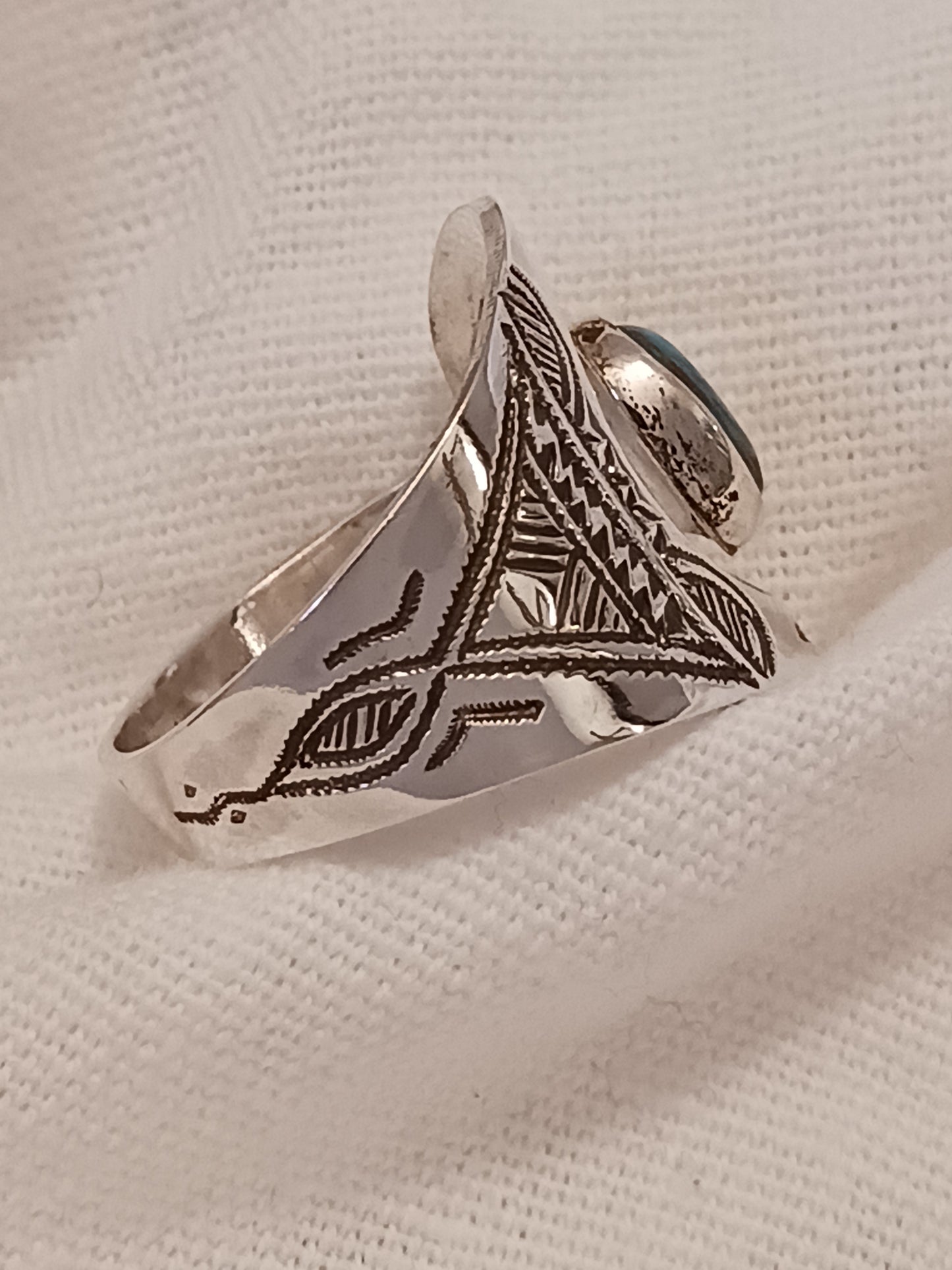 Bague touareg en argent massif