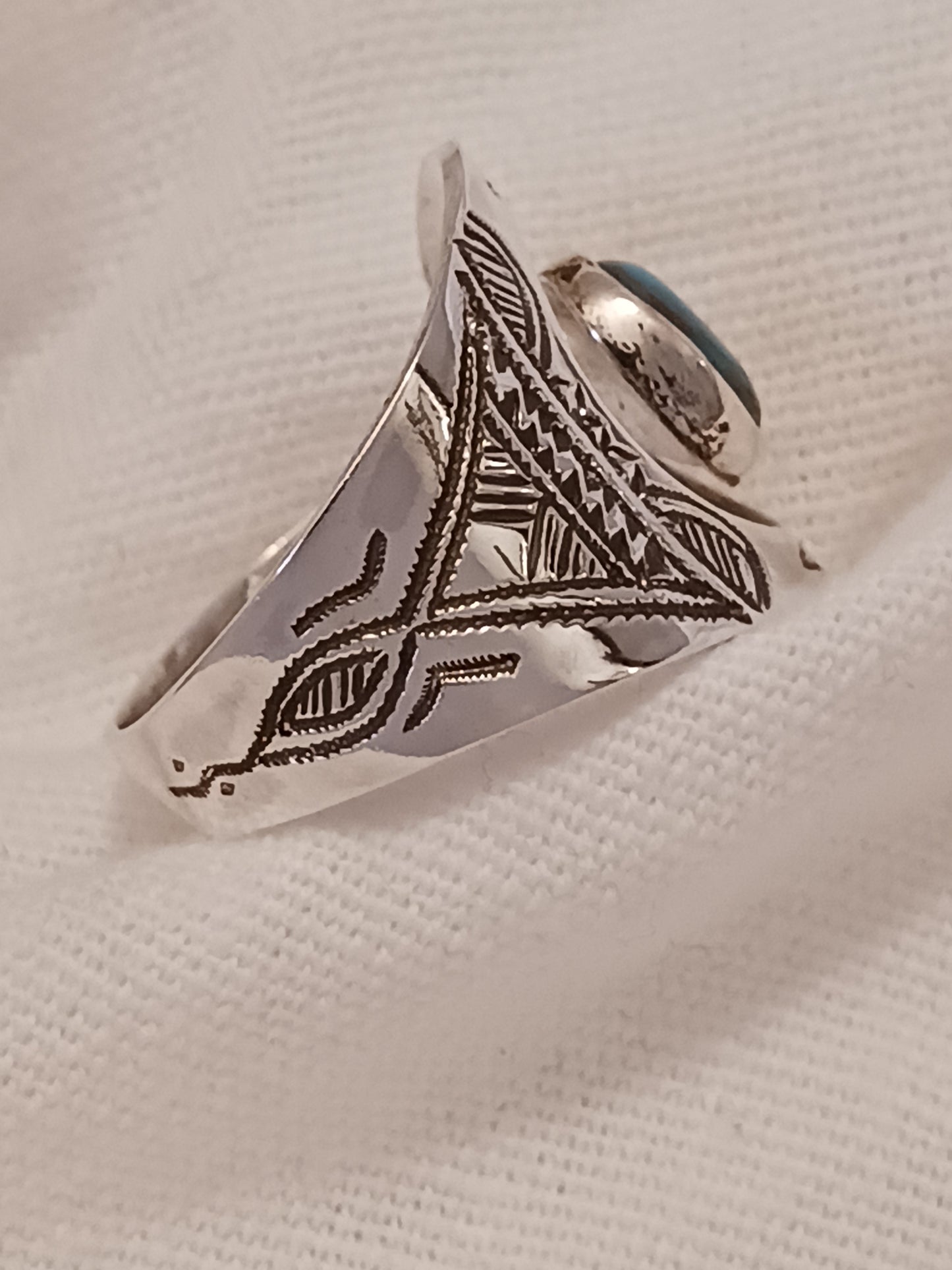 Bague touareg en argent massif