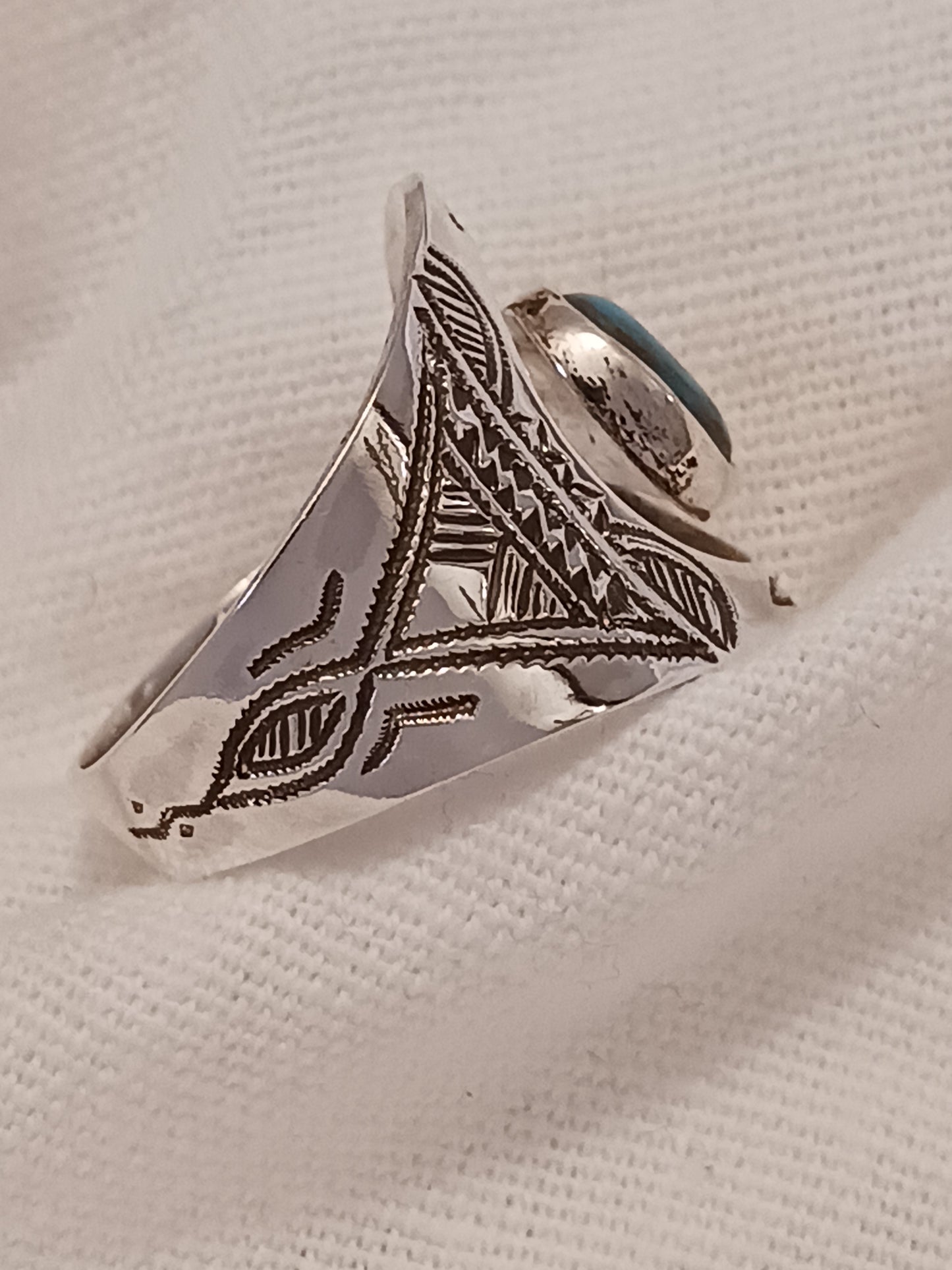 Bague touareg en argent massif