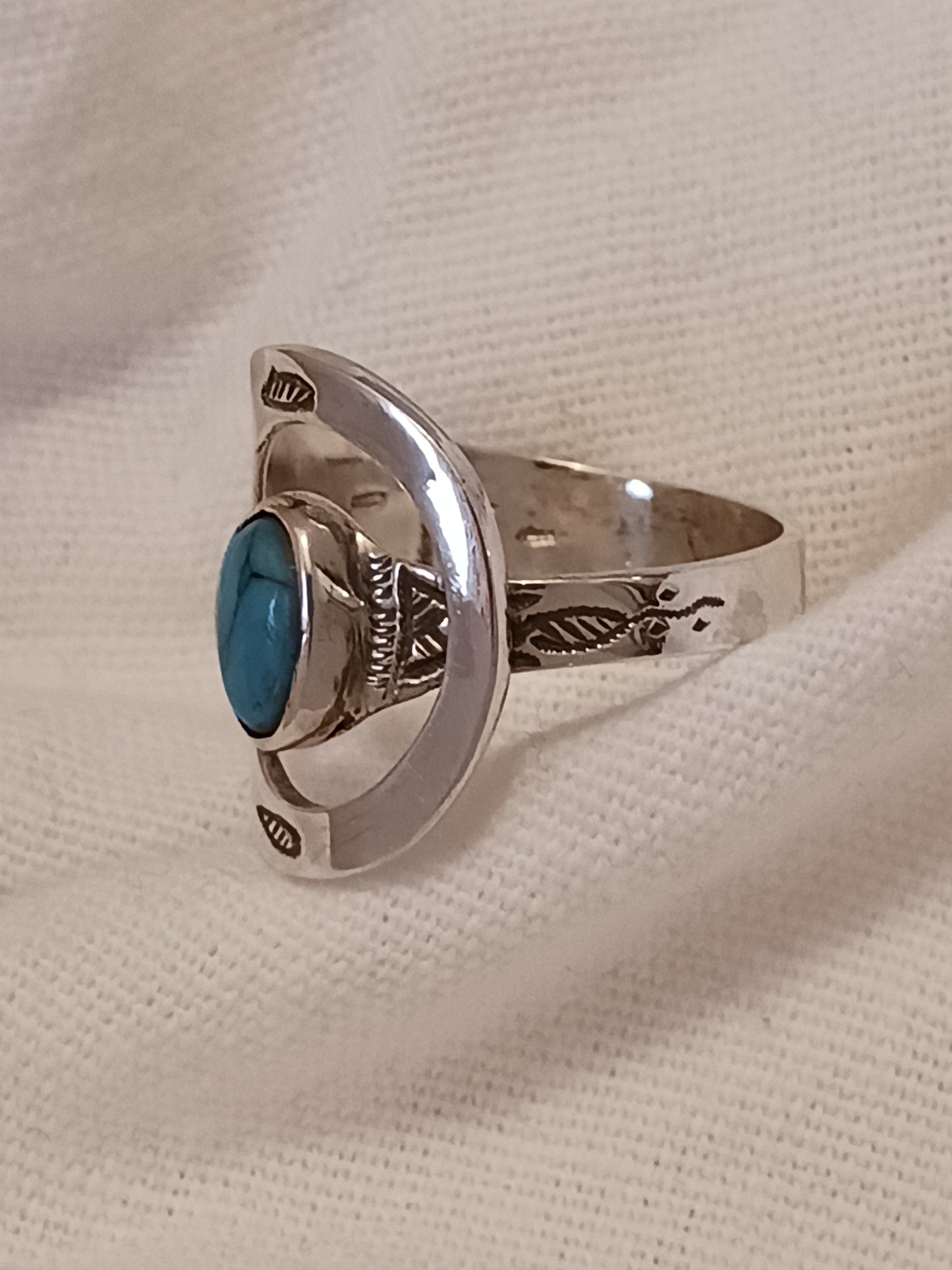 Bague touareg en argent massif