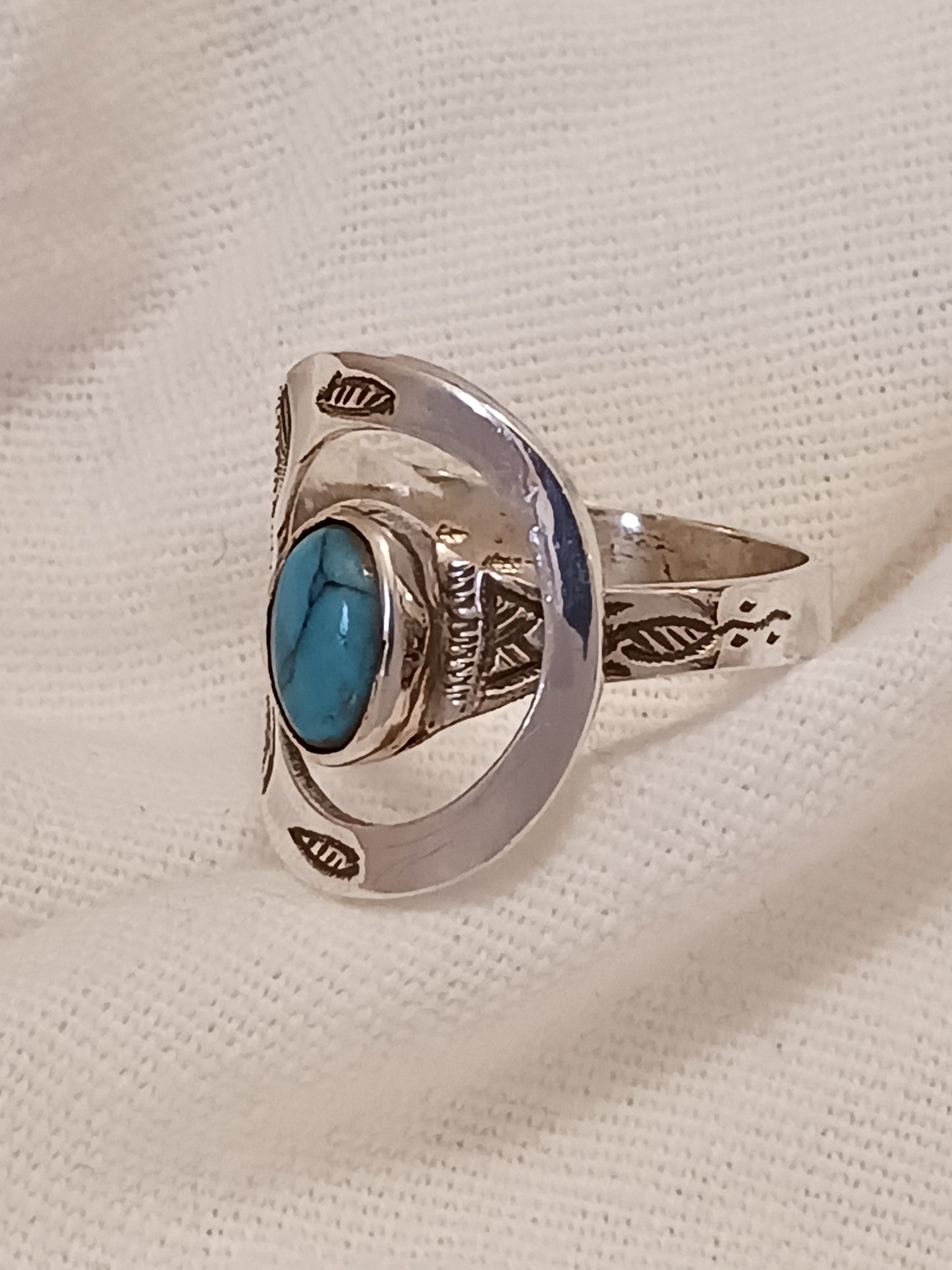 Bague touareg en argent massif