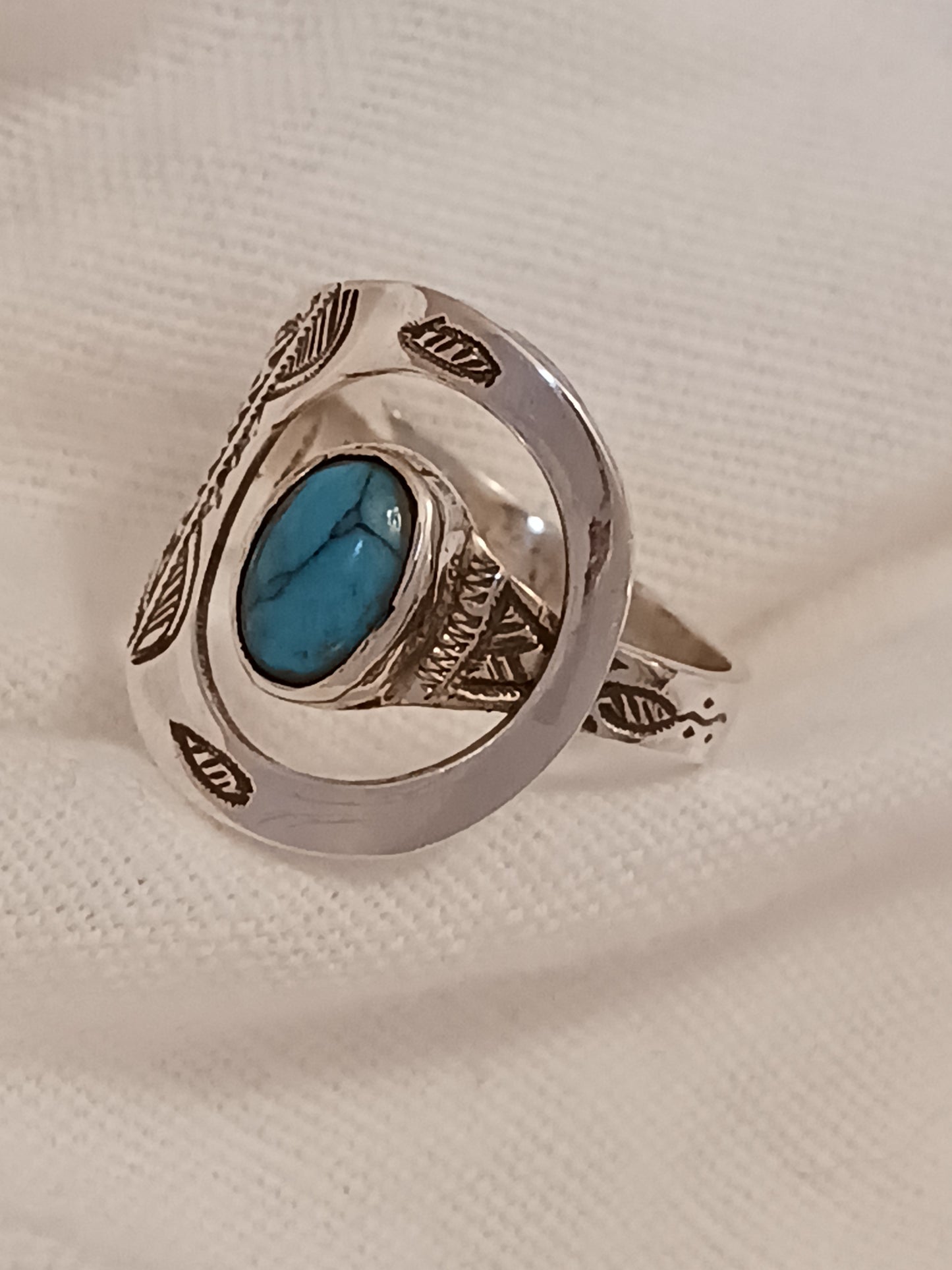 Bague touareg en argent massif