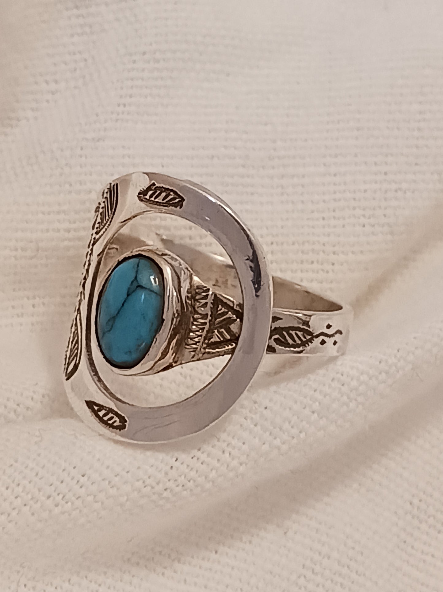 Bague touareg en argent massif