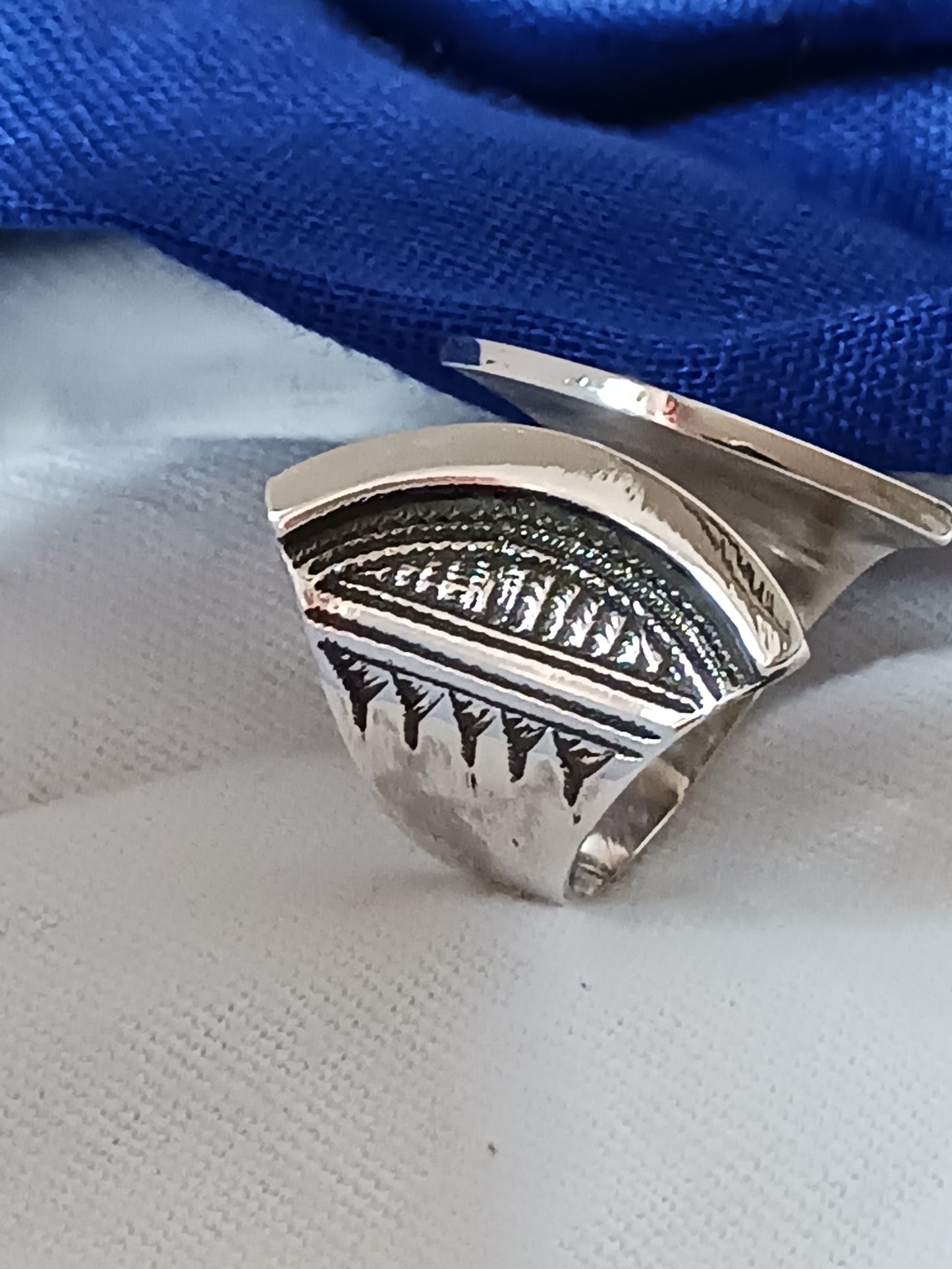Bague touareg en argent massif