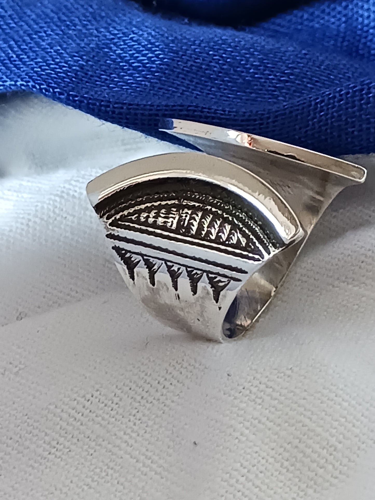 Bague touareg en argent massif