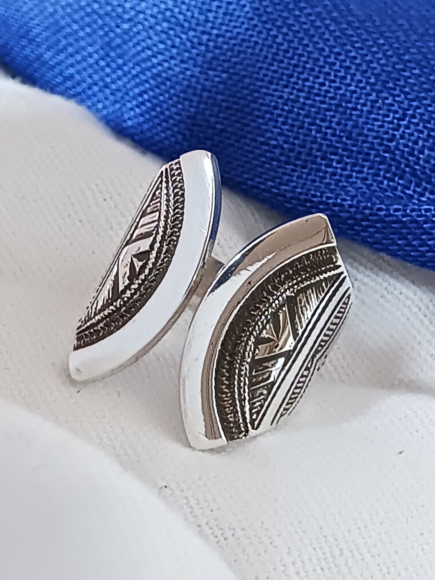 Bague touareg en argent massif