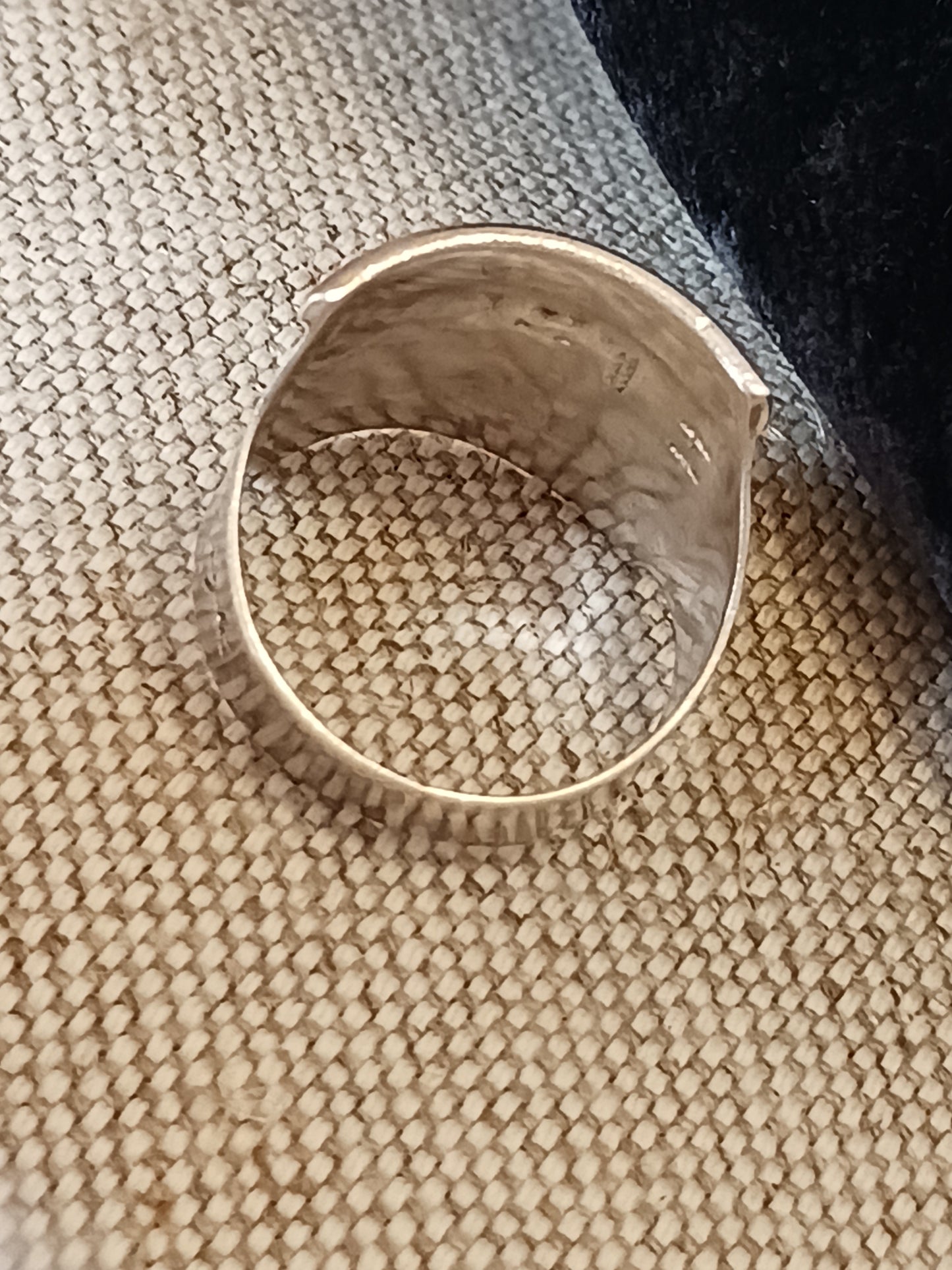 Bague touareg en argent massif