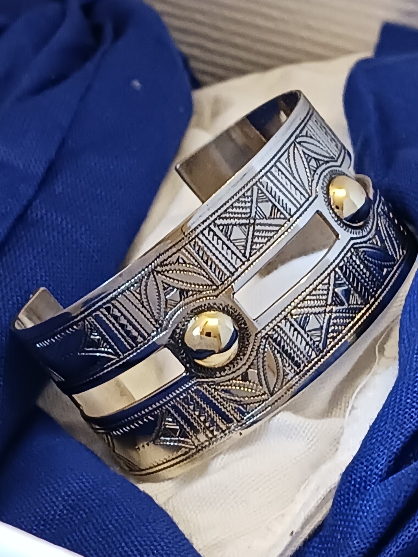 Bracelet touareg en laiton