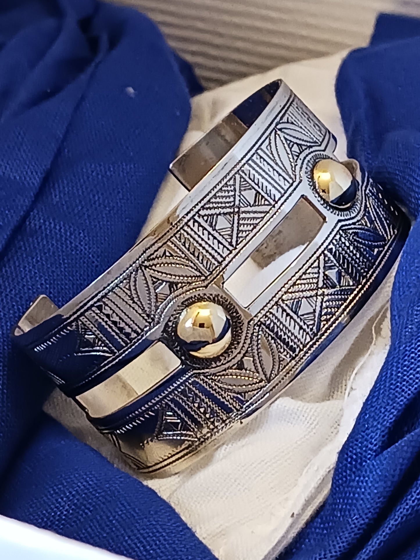 Bracelet touareg en laiton