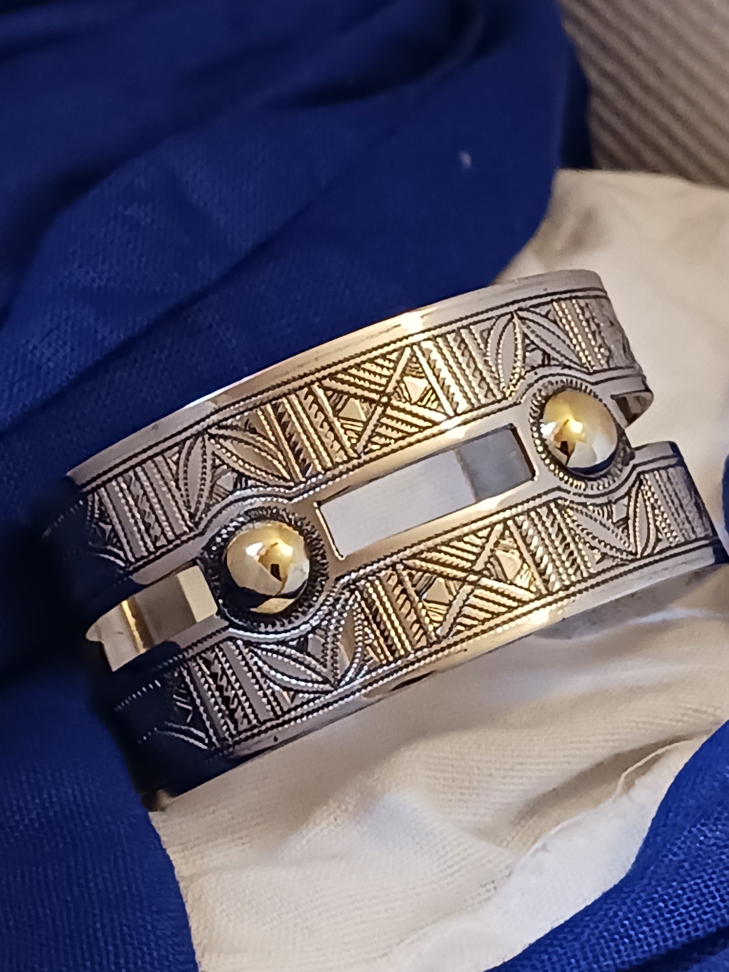 Bracelet touareg en laiton