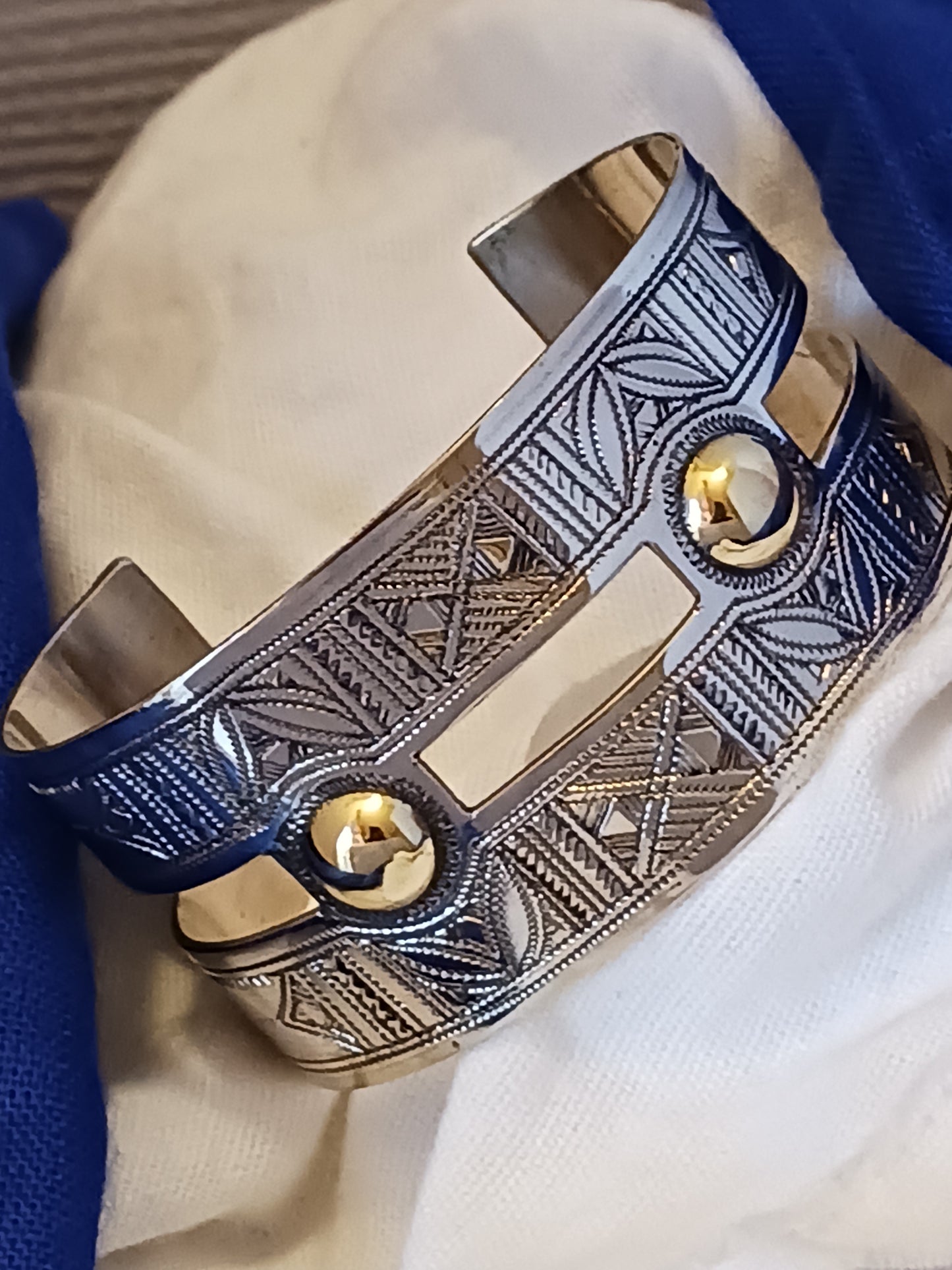 Bracelet touareg en laiton