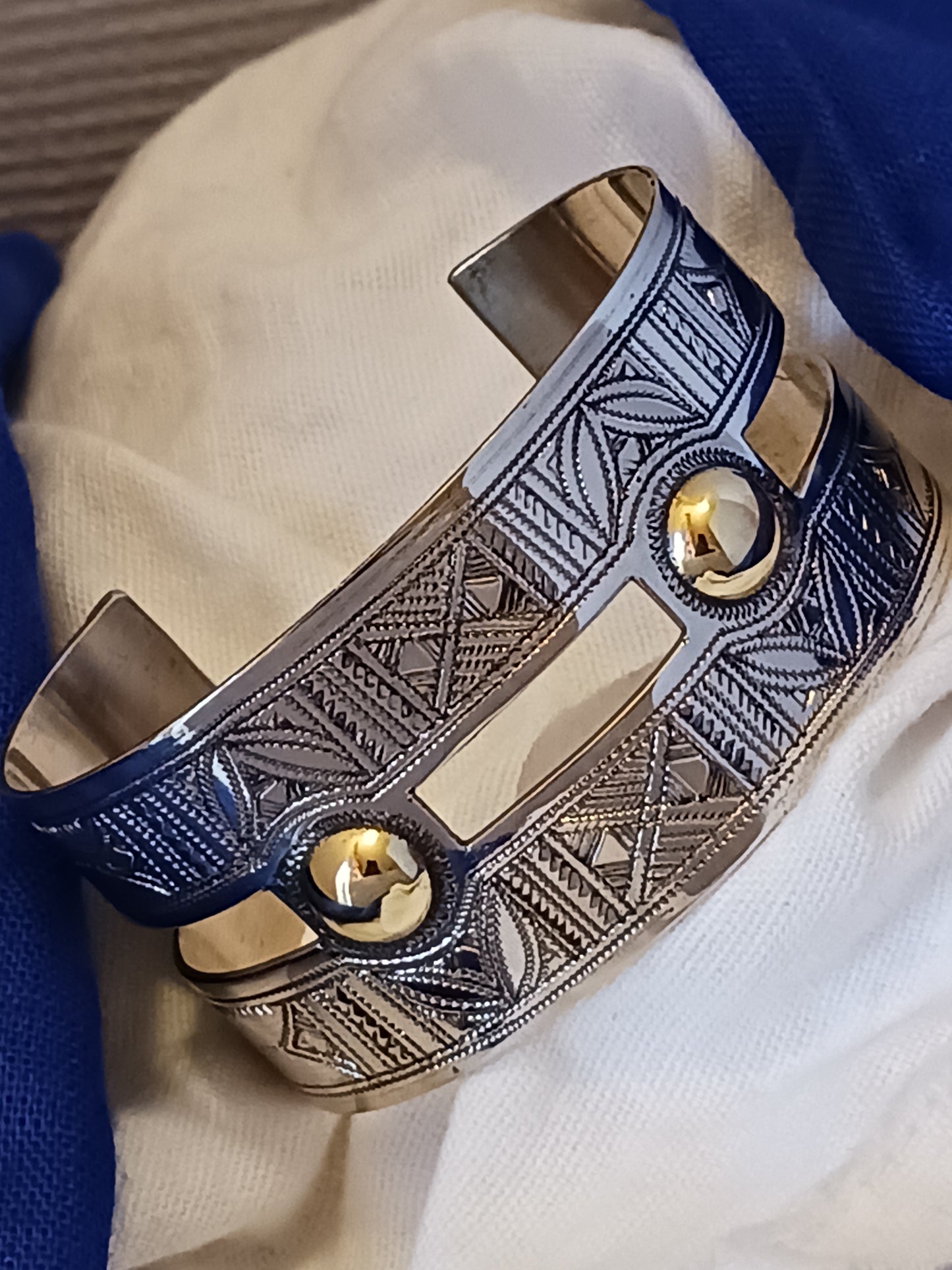 Bracelet touareg en laiton
