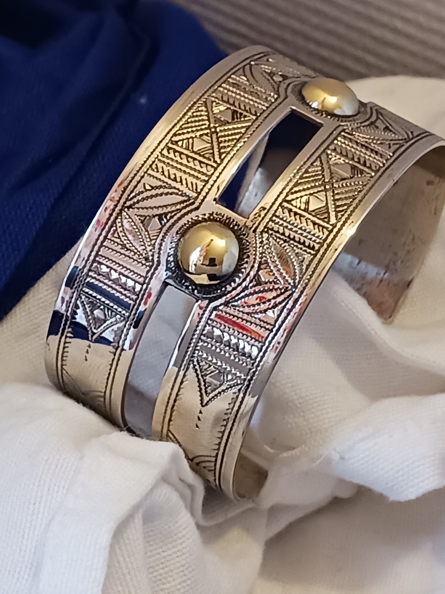 Bracelet touareg en laiton