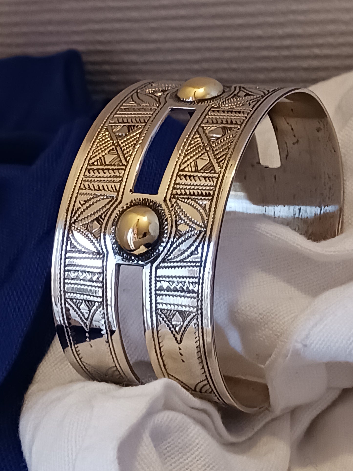 Bracelet touareg en laiton