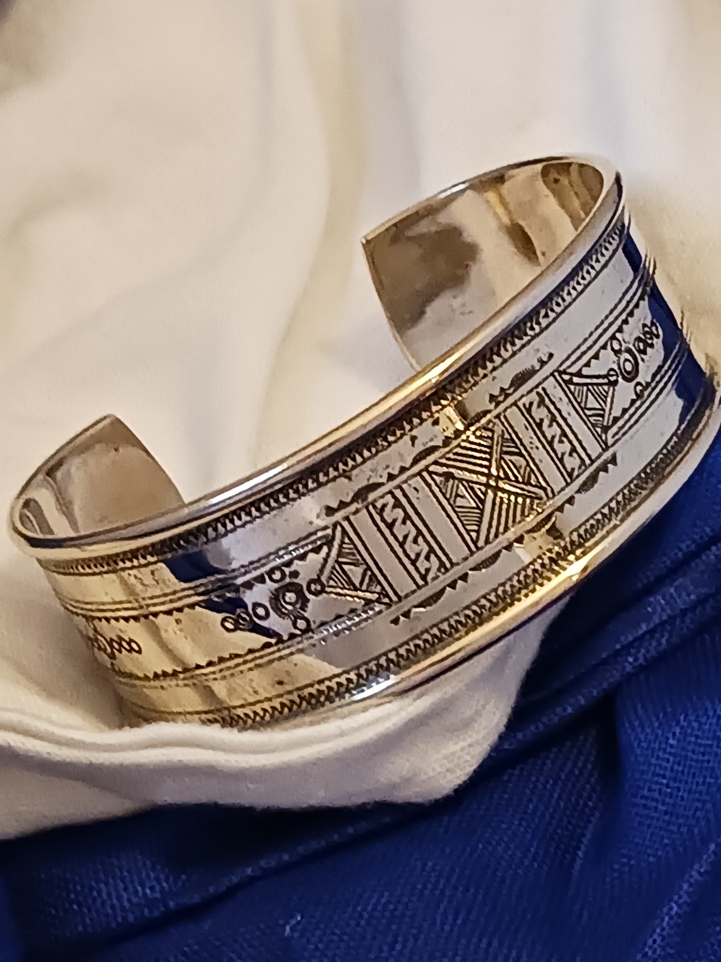 Bracelet touareg en laiton