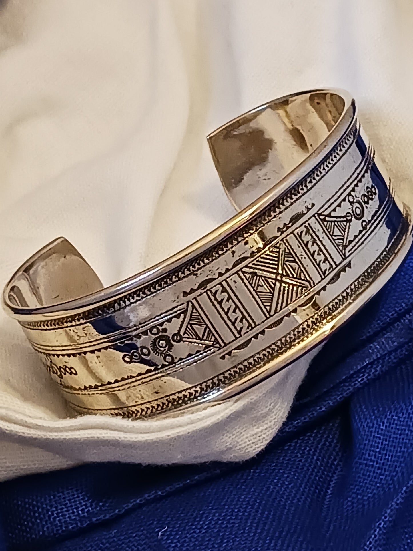 Bracelet touareg en laiton