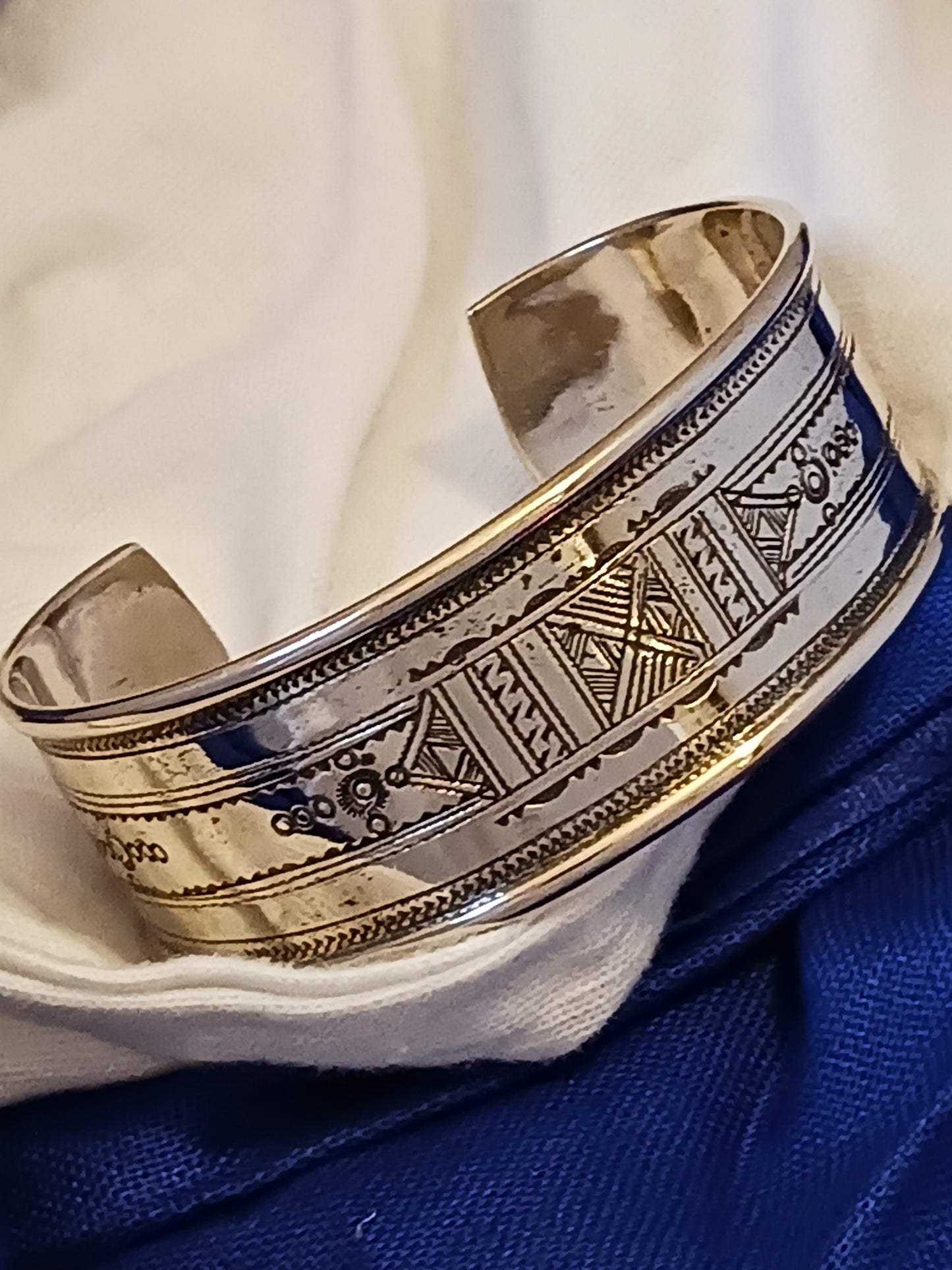 Bracelet touareg en laiton
