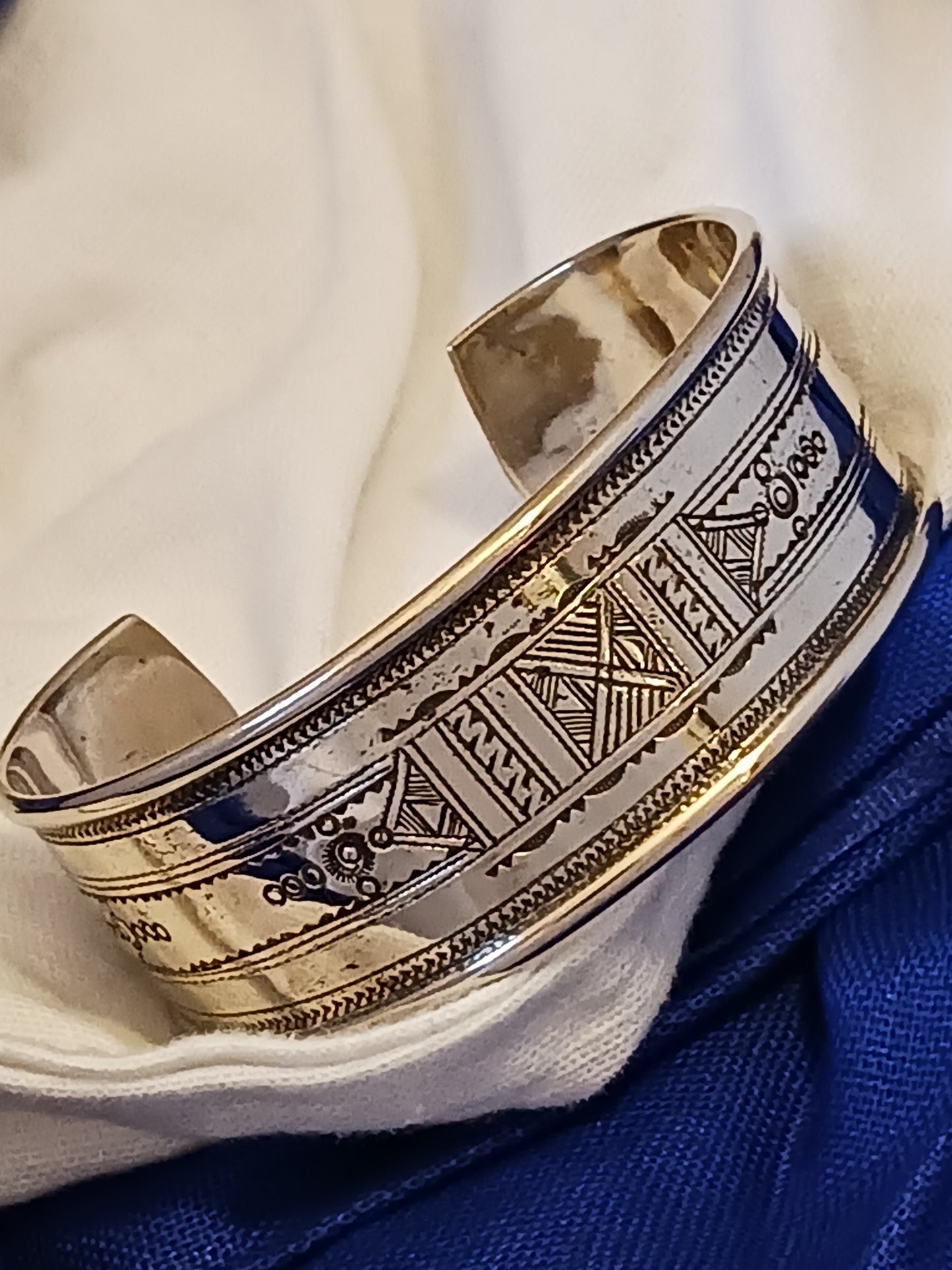 Bracelet touareg en laiton