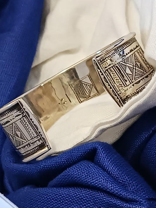 Bracelet touareg en laiton