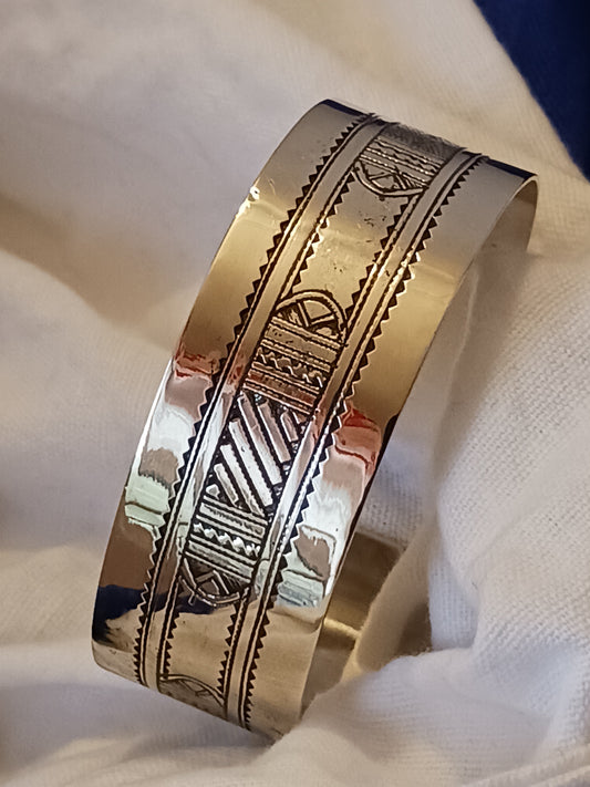 Bracelet touareg en laiton