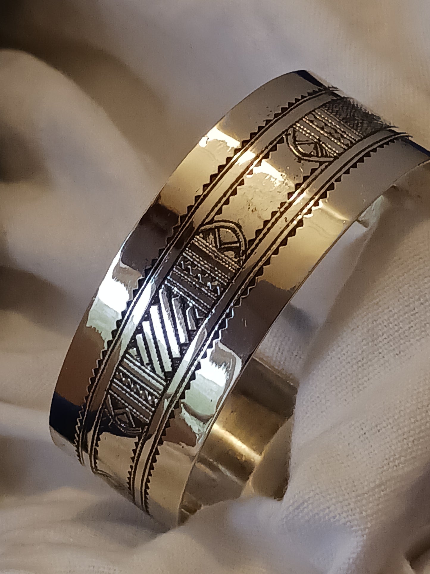 Bracelet touareg en laiton