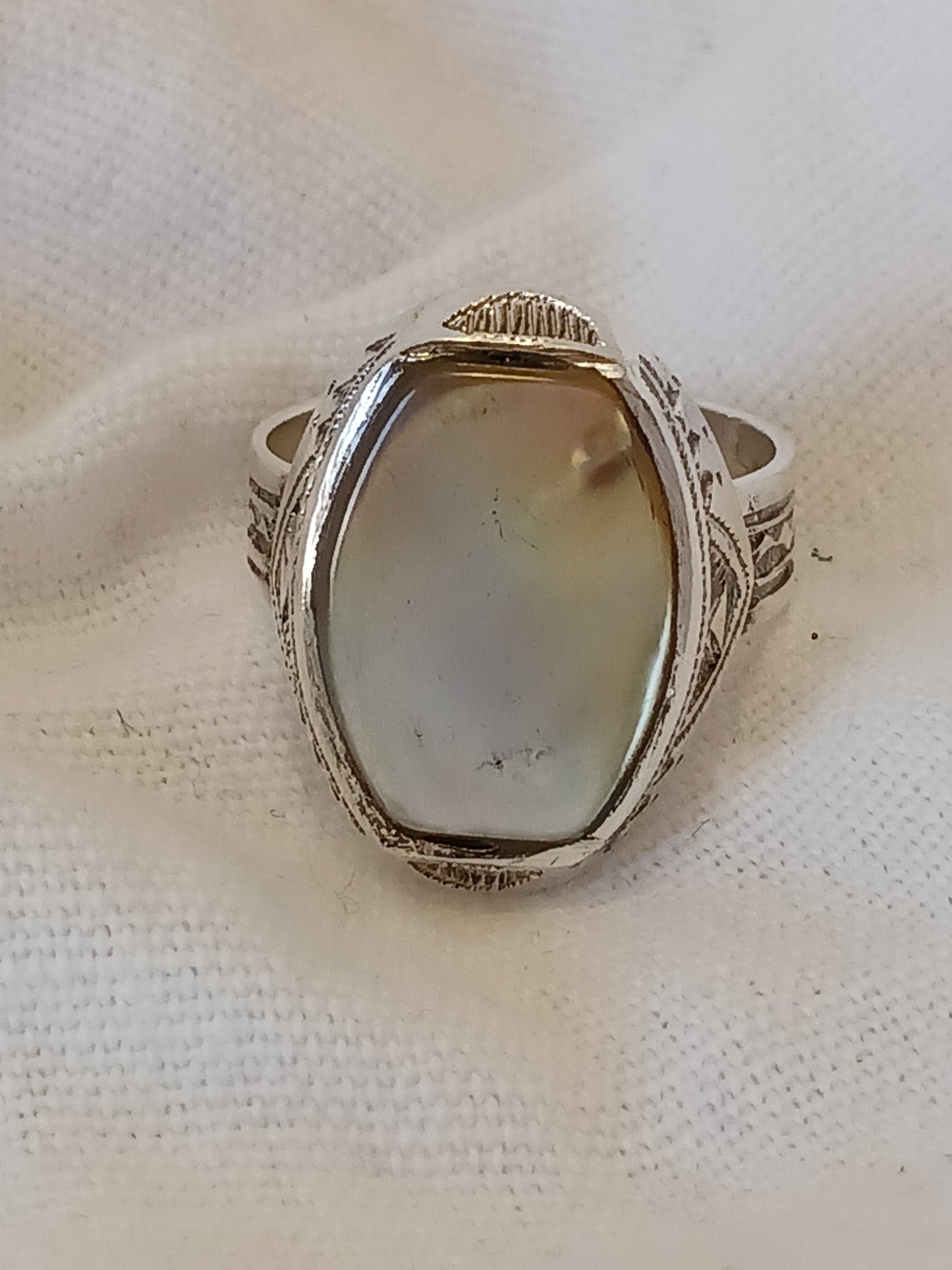 Bague touareg en argent massif