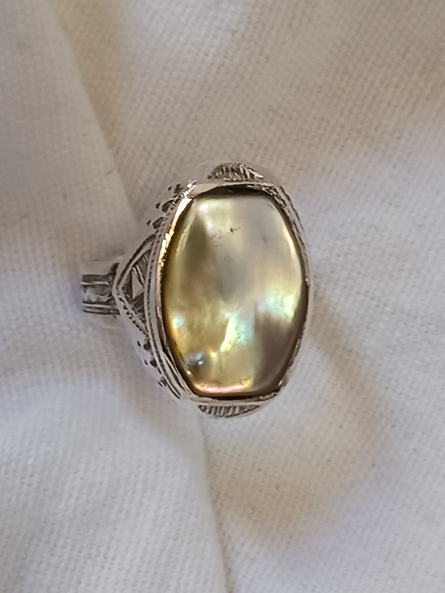Bague touareg en argent massif