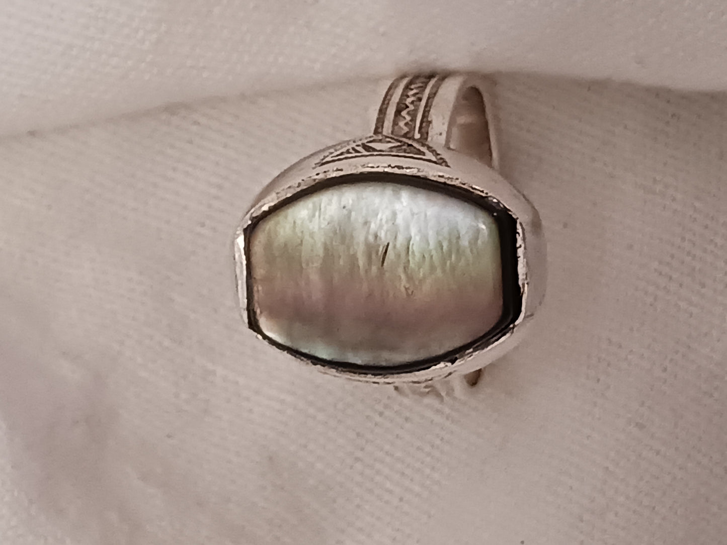 Bague touareg en argent massif