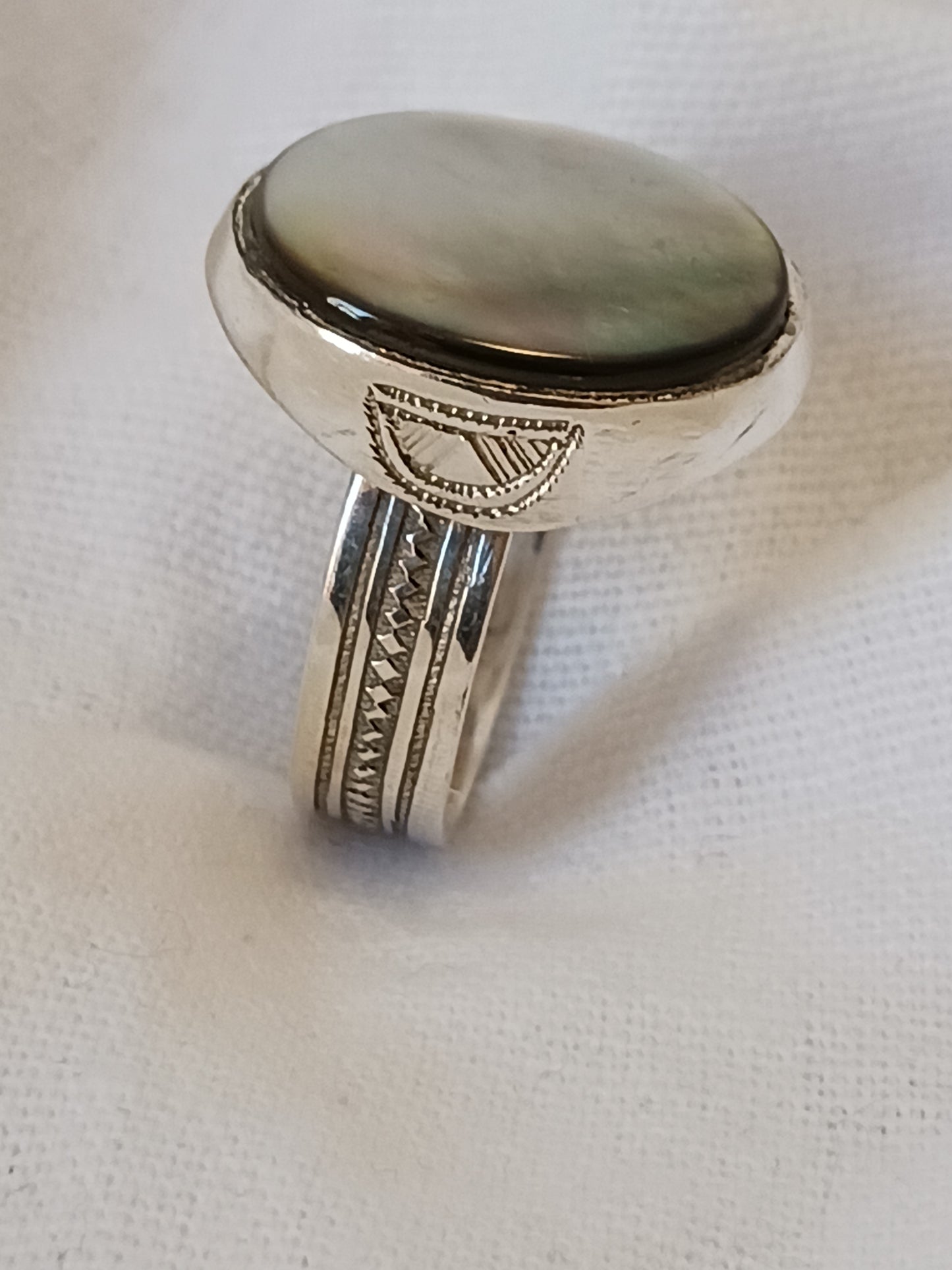 Bague touareg en argent massif