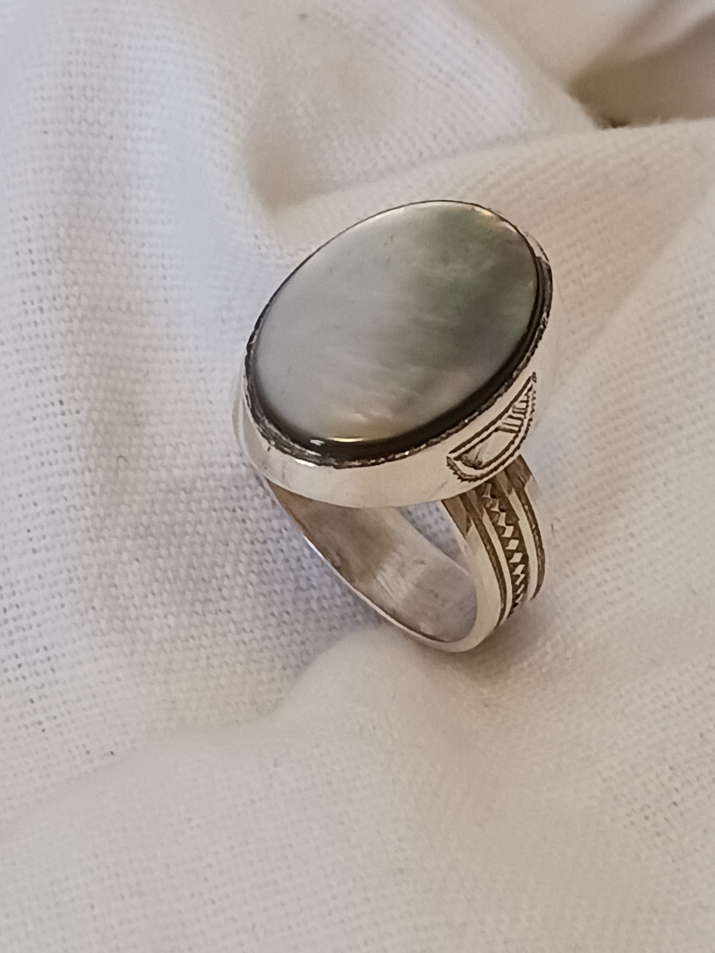 Bague touareg en argent massif