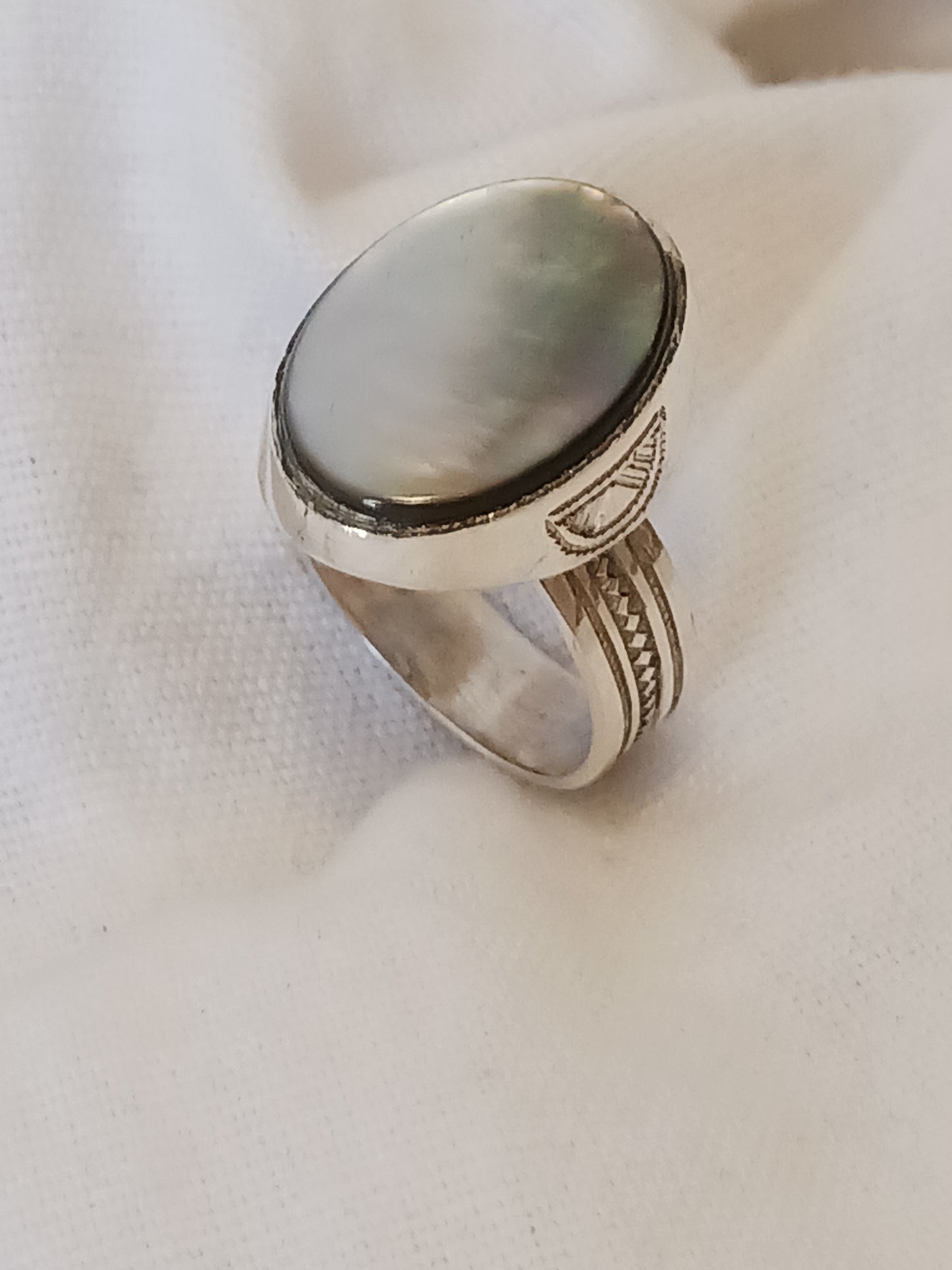 Bague touareg en argent massif