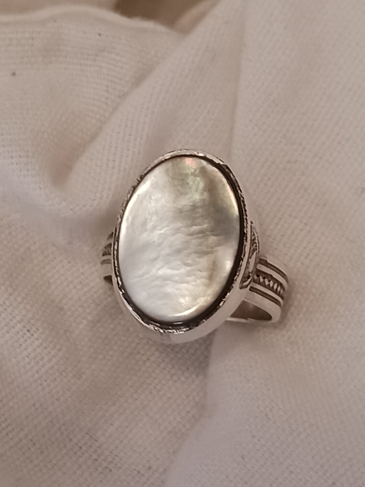 Bague touareg en argent massif