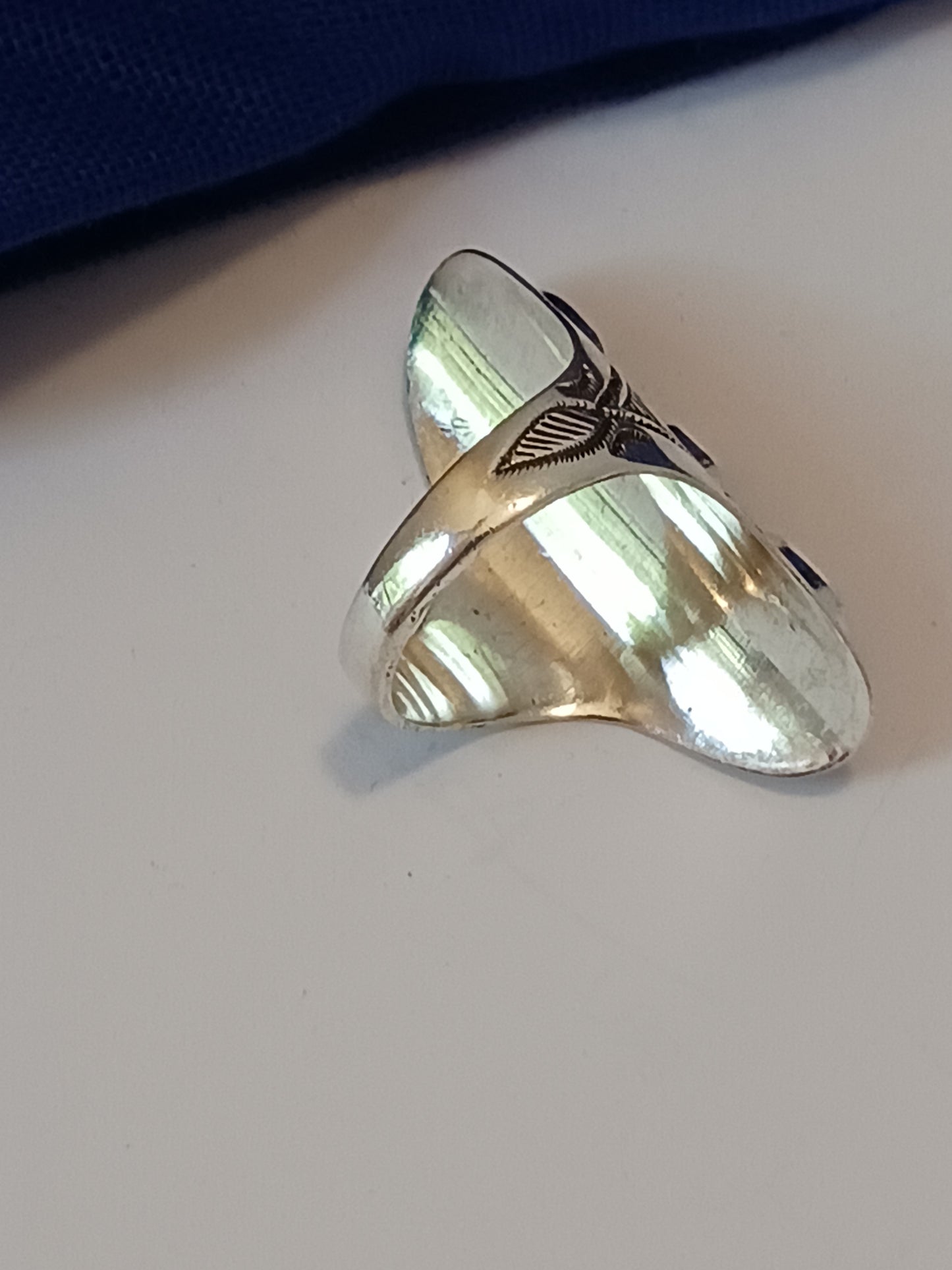 Bague touareg en argent massif