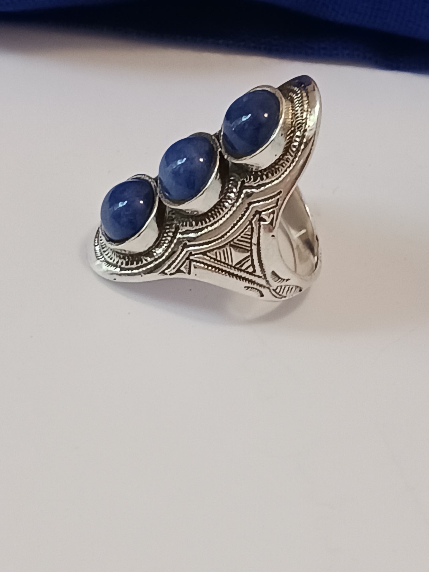 Bague touareg en argent massif