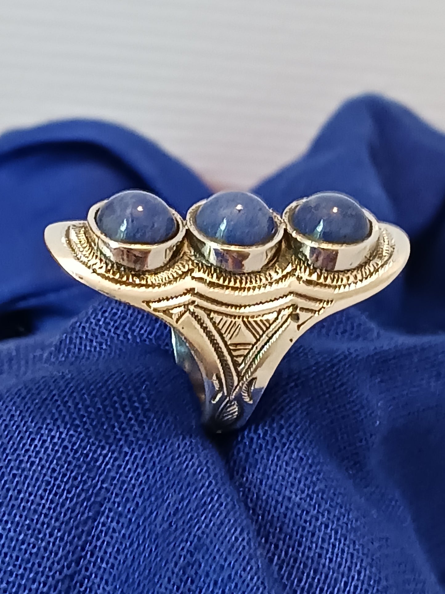 Bague touareg en argent massif