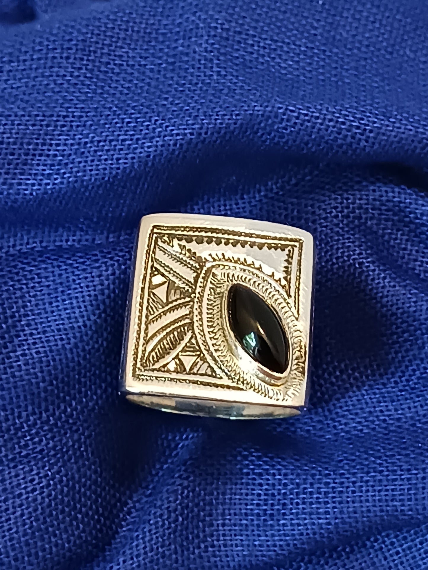 Bague touareg en argent massif