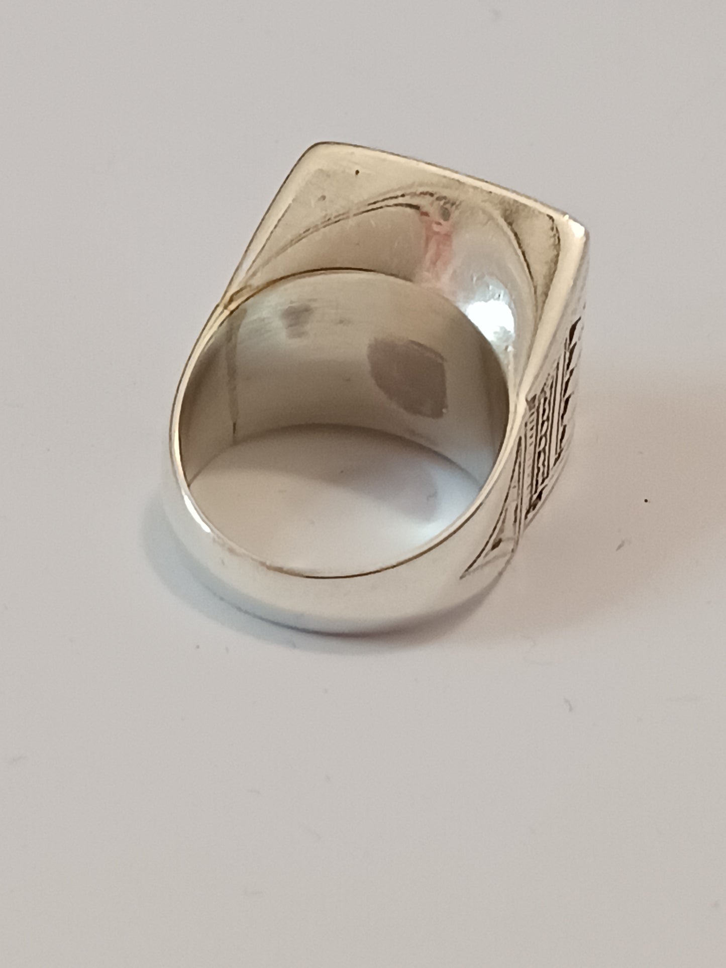 Bague touareg en argent massif