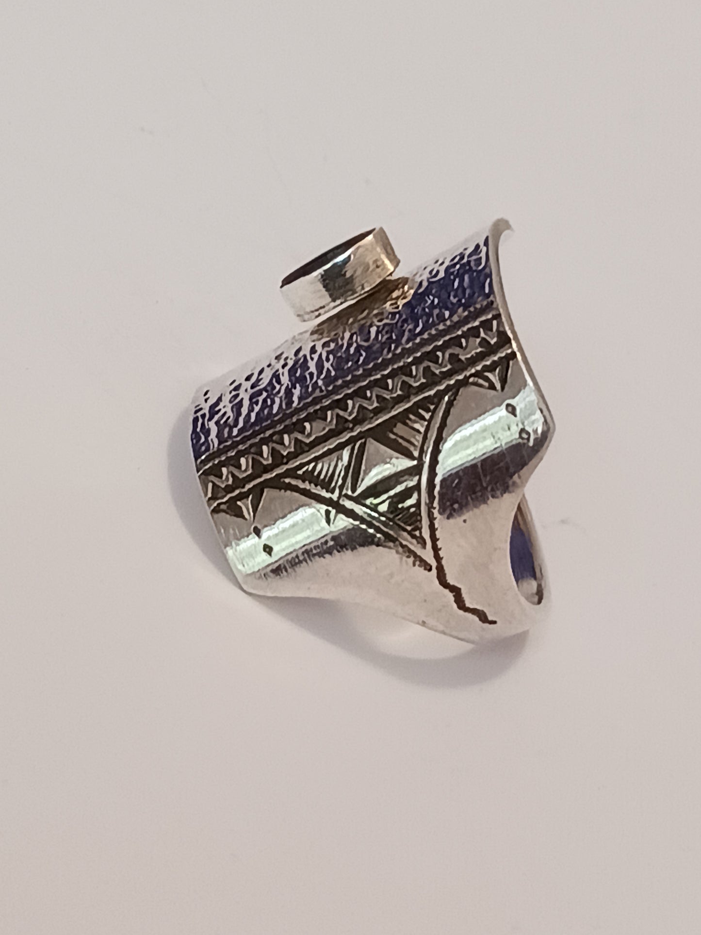 Bague touareg en argent massif