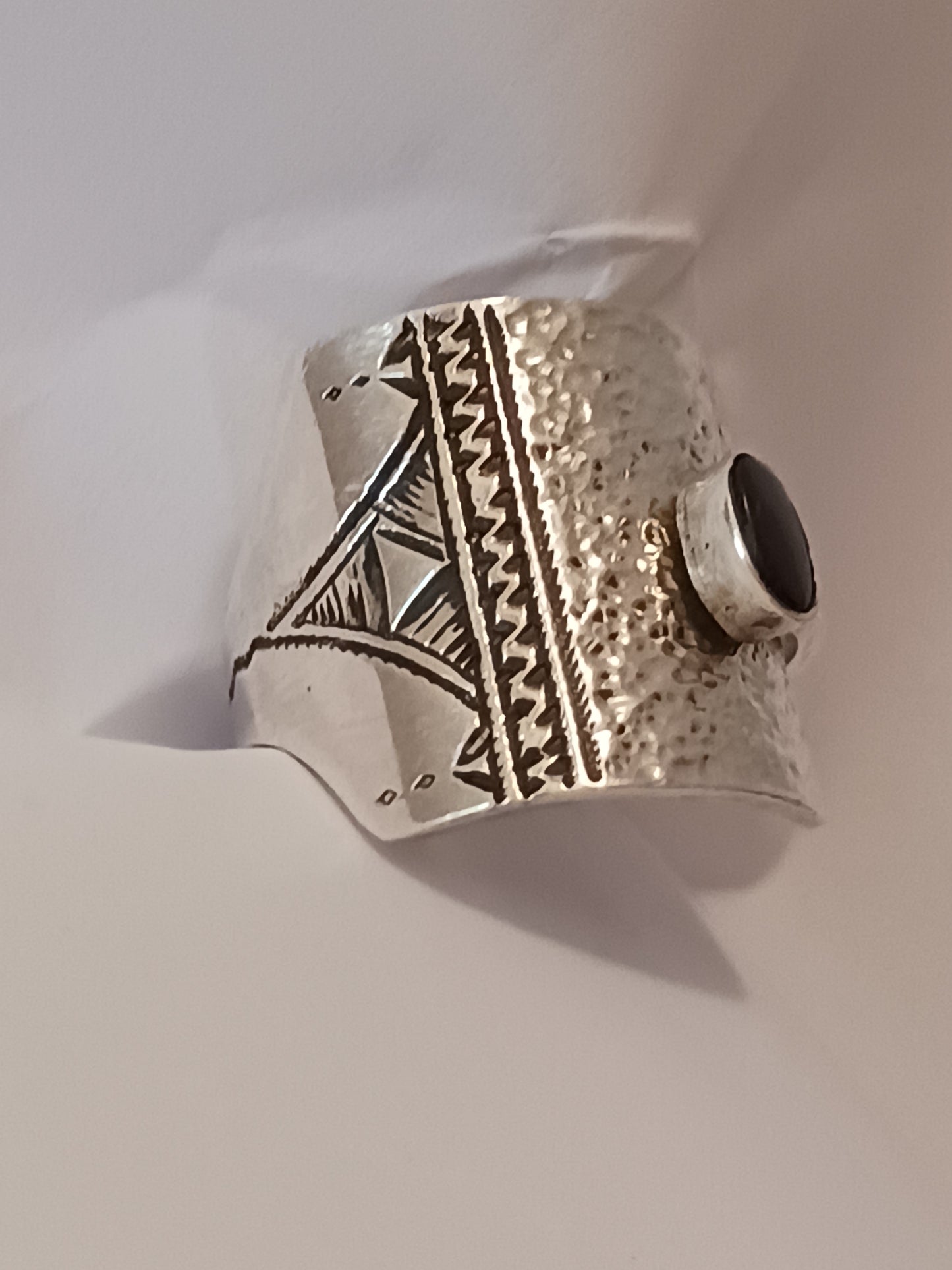 Bague touareg en argent massif