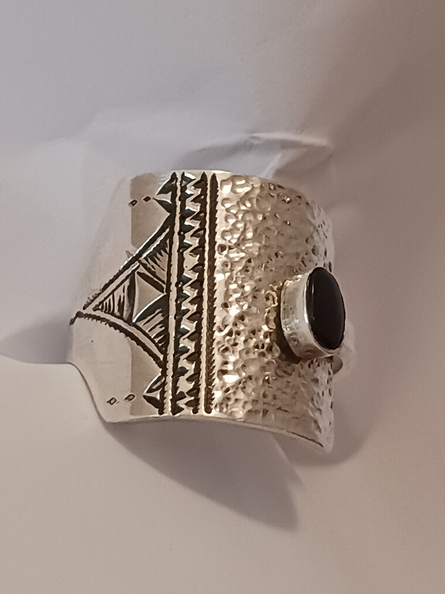 Bague touareg en argent massif