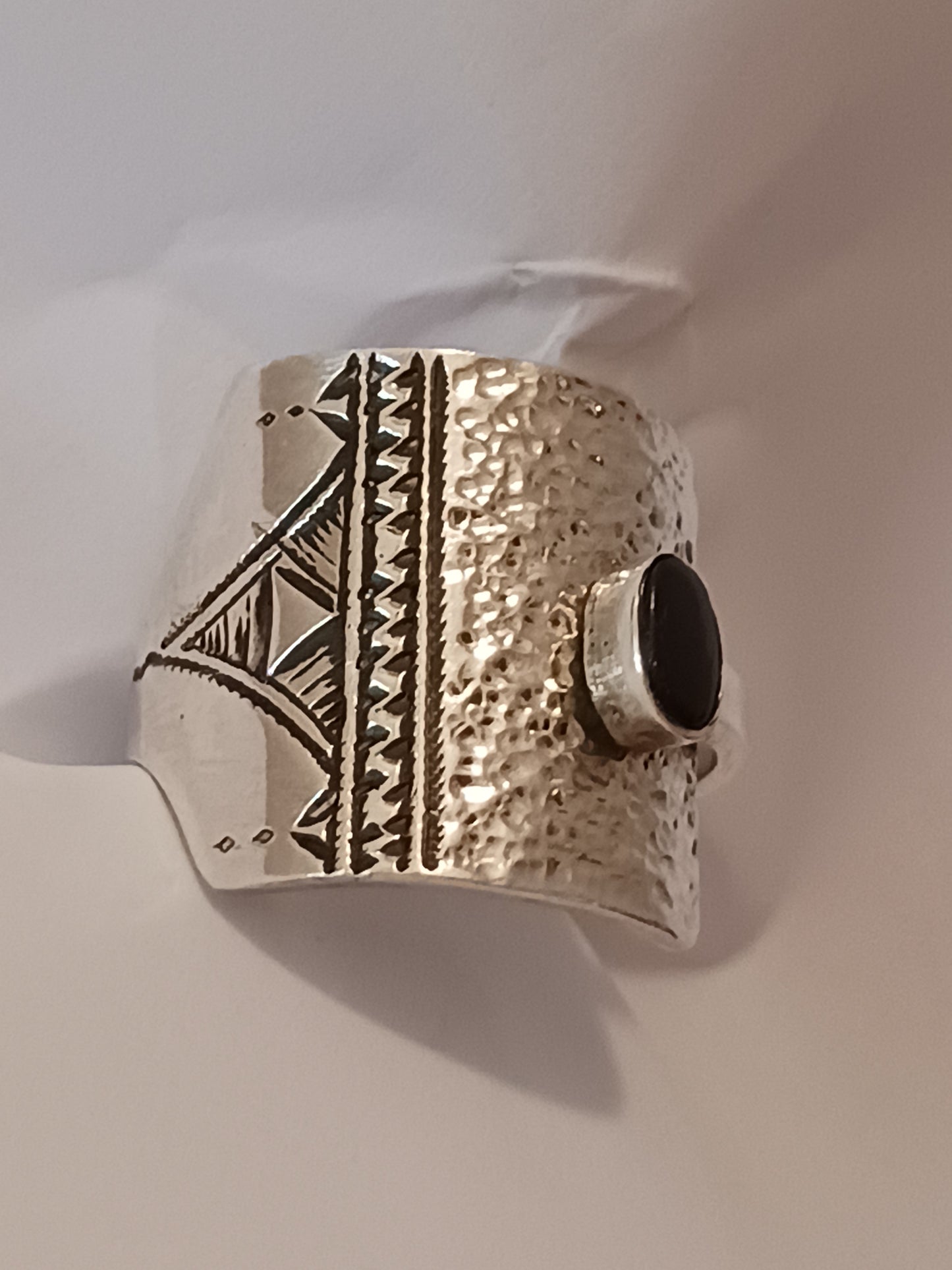 Bague touareg en argent massif