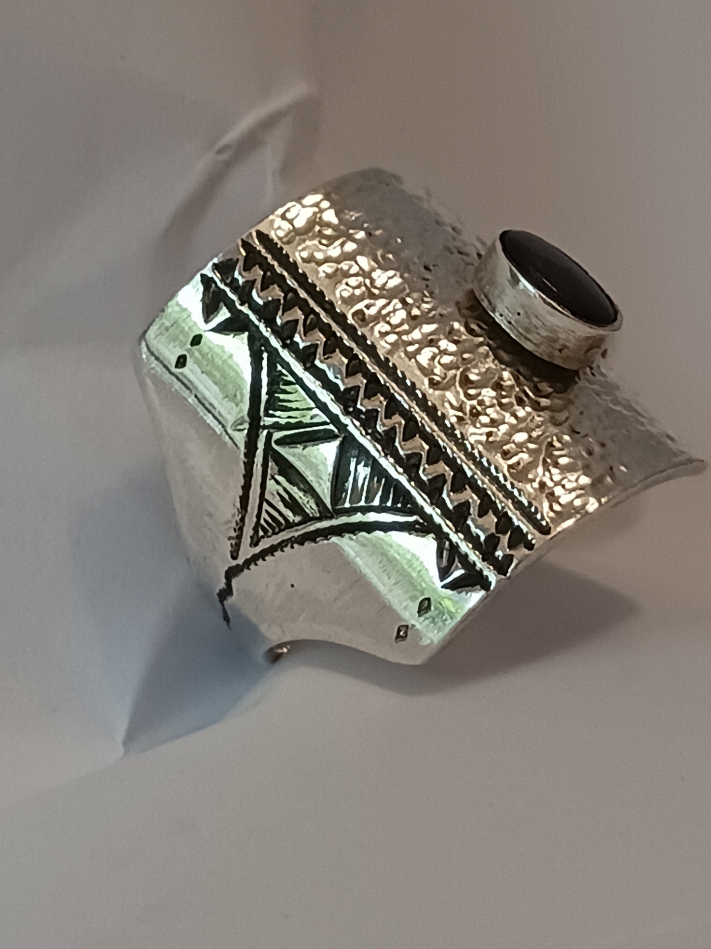 Bague touareg en argent massif