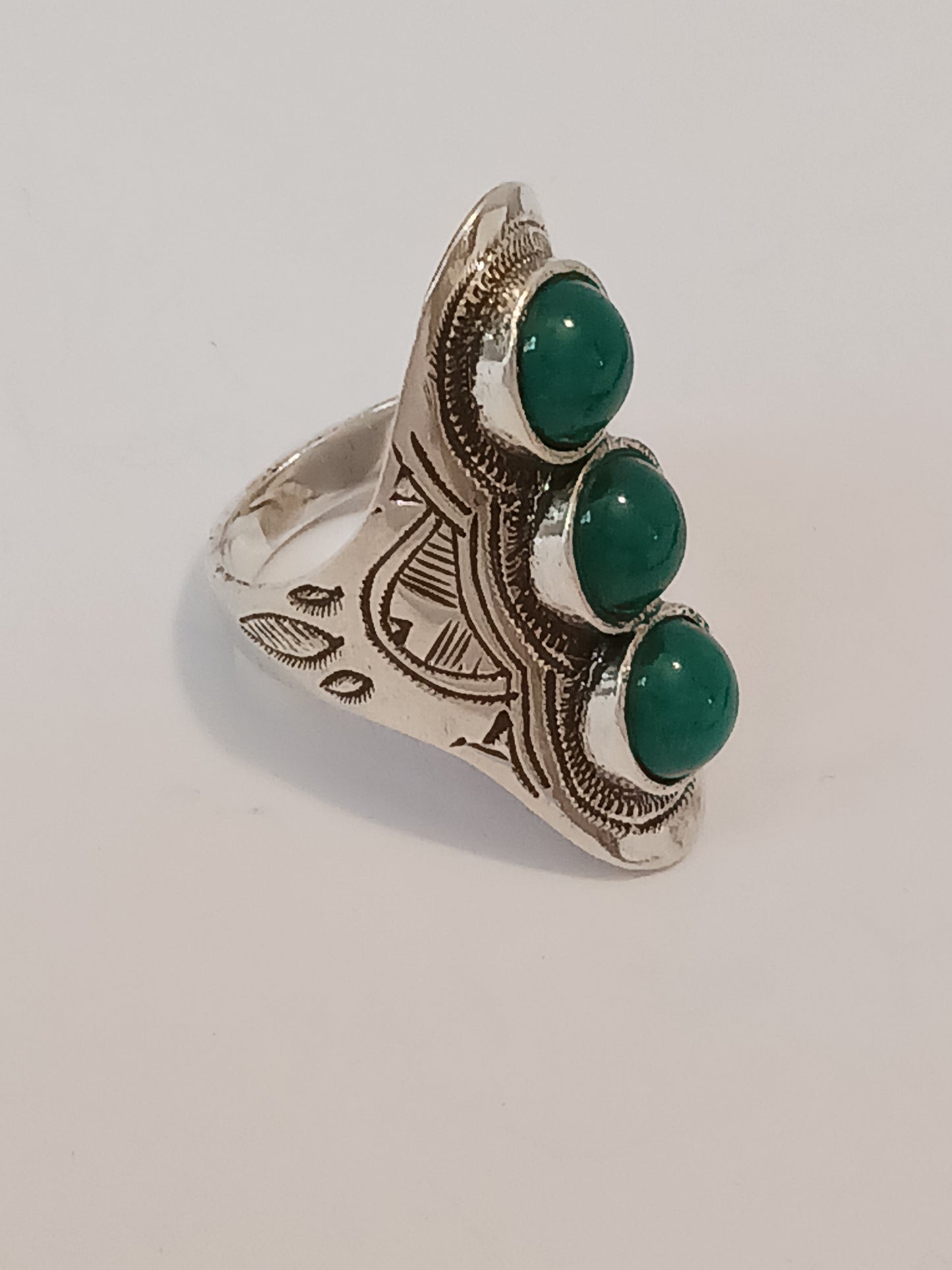 Bague touareg en argent massif