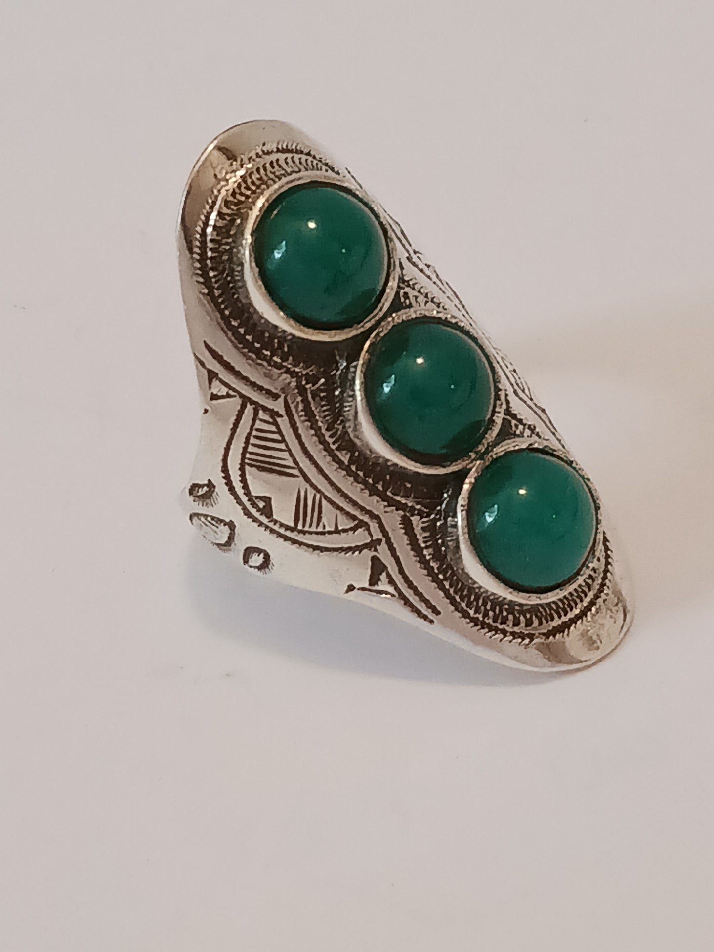 Bague touareg en argent massif