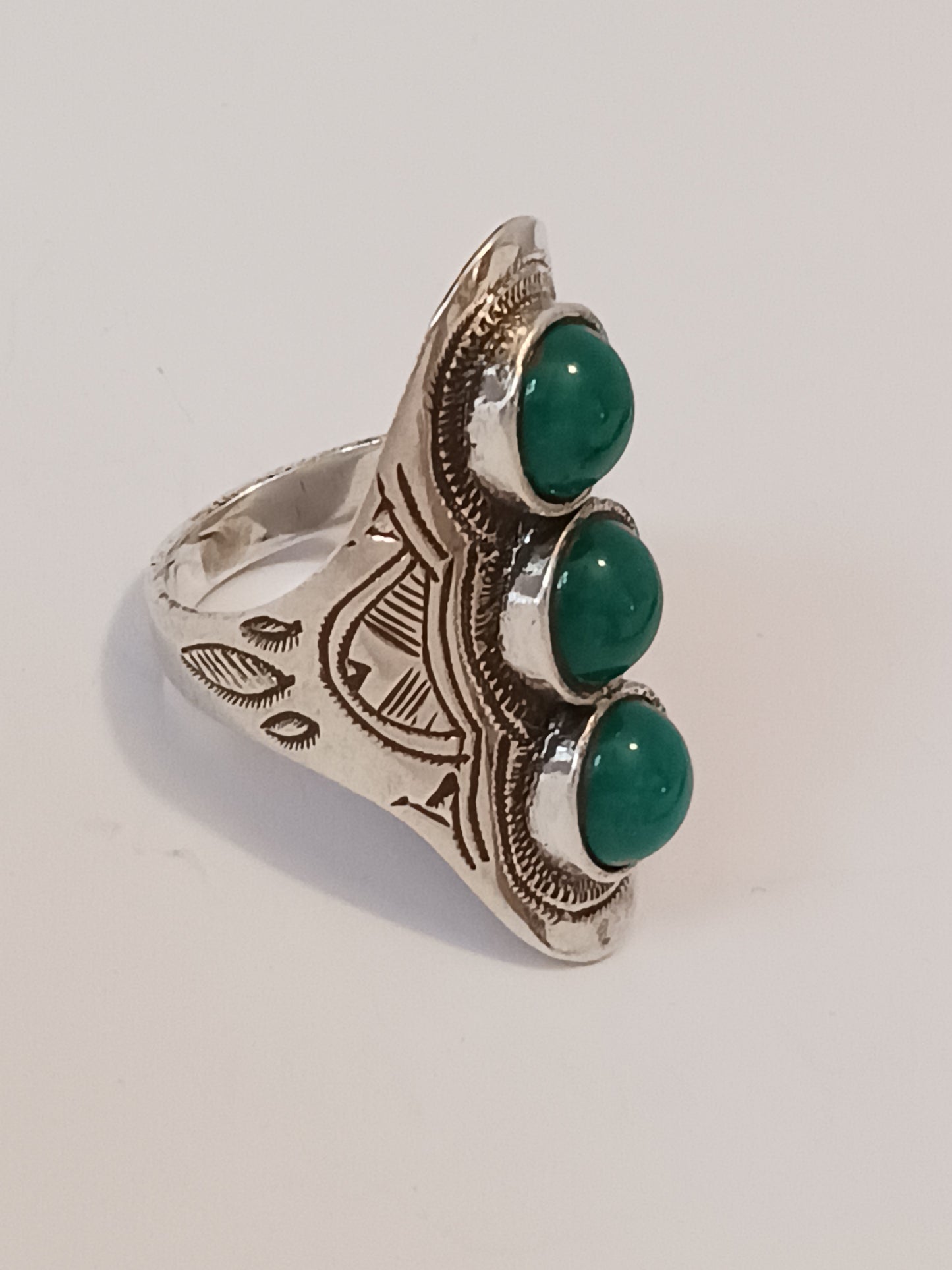 Bague touareg en argent massif