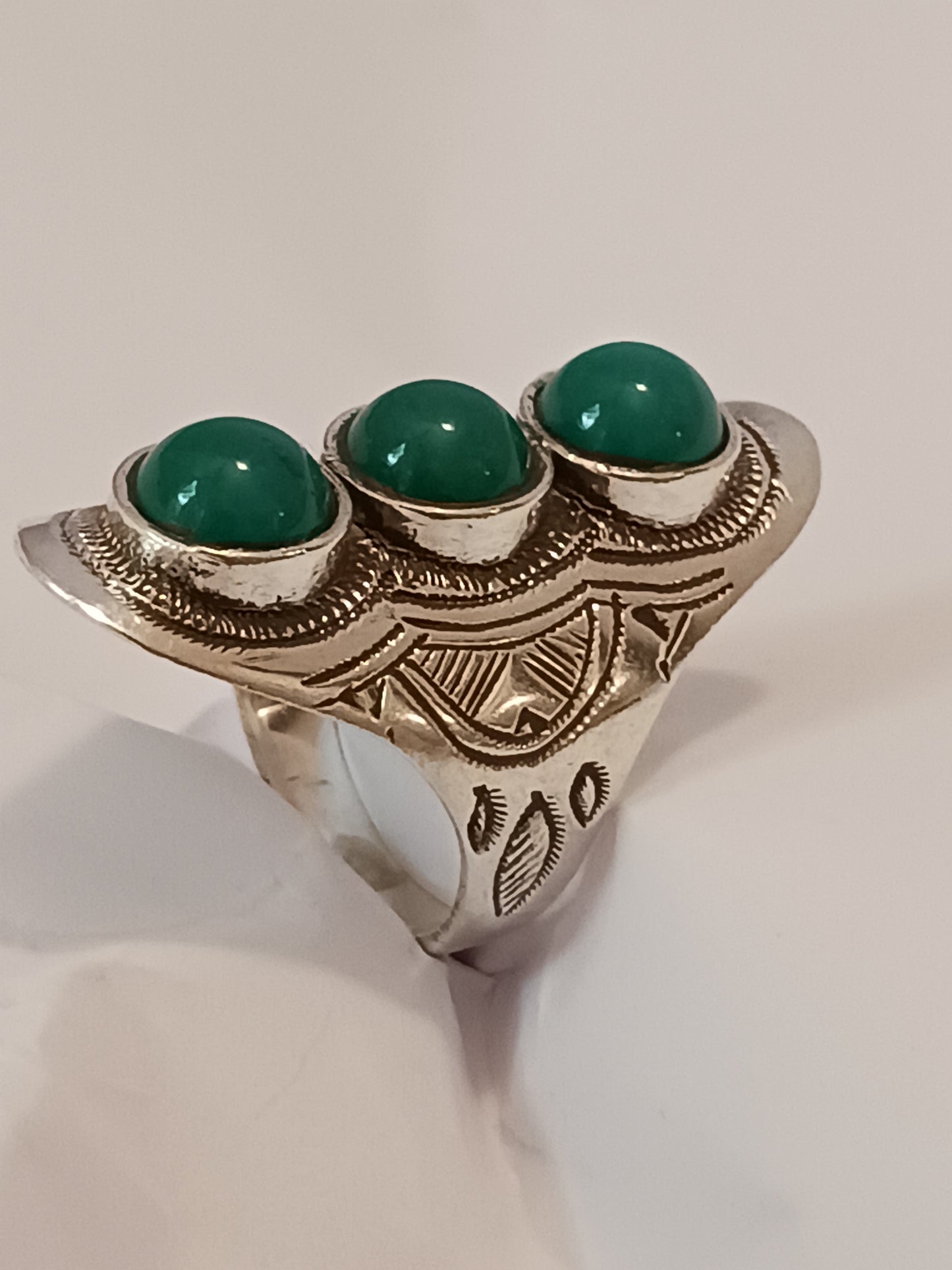 Bague touareg en argent massif