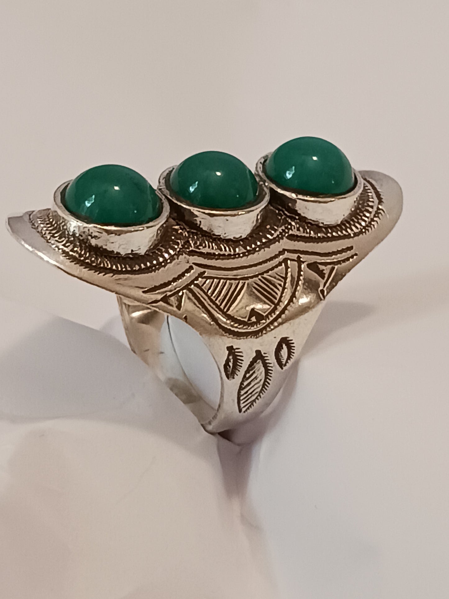 Bague touareg en argent massif